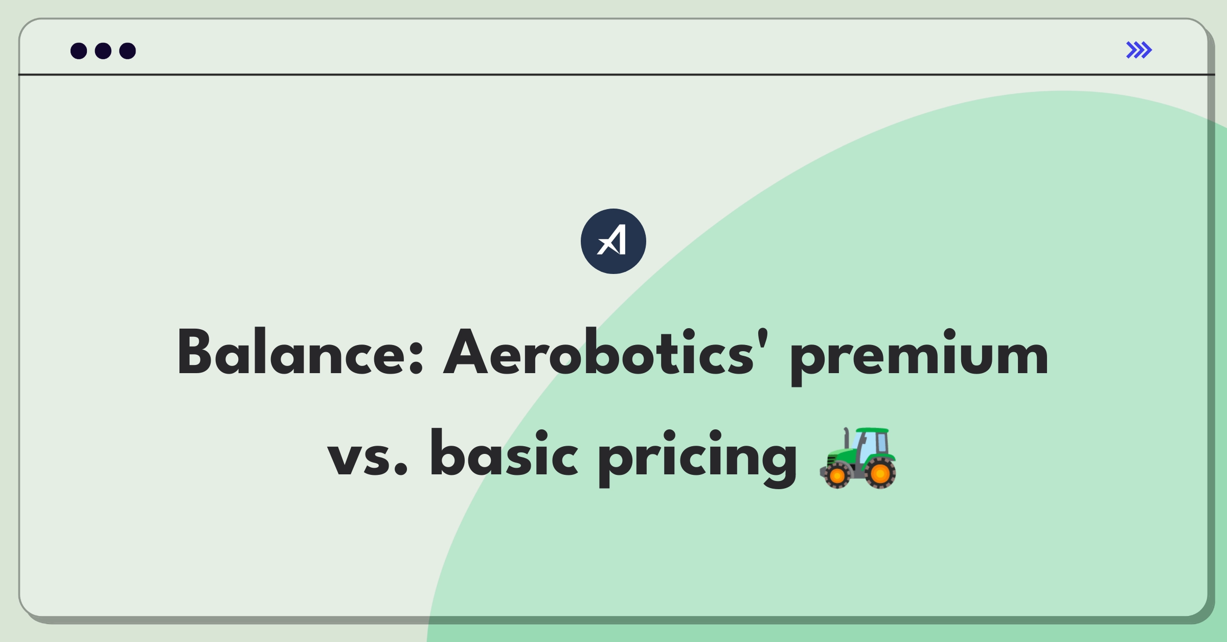 Product Management Trade-off Question: Aerobotics drone analytics pricing strategy for agriculture