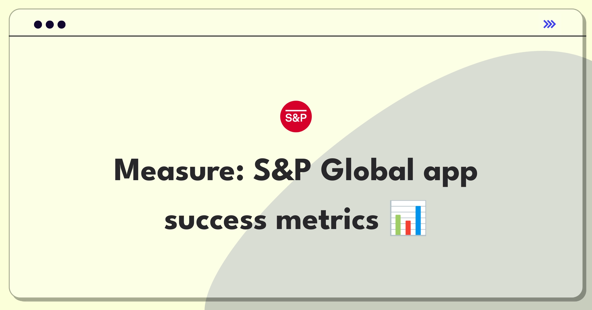 Product Management Analytics Question: Defining success metrics for S&P Global's Market Intelligence mobile app