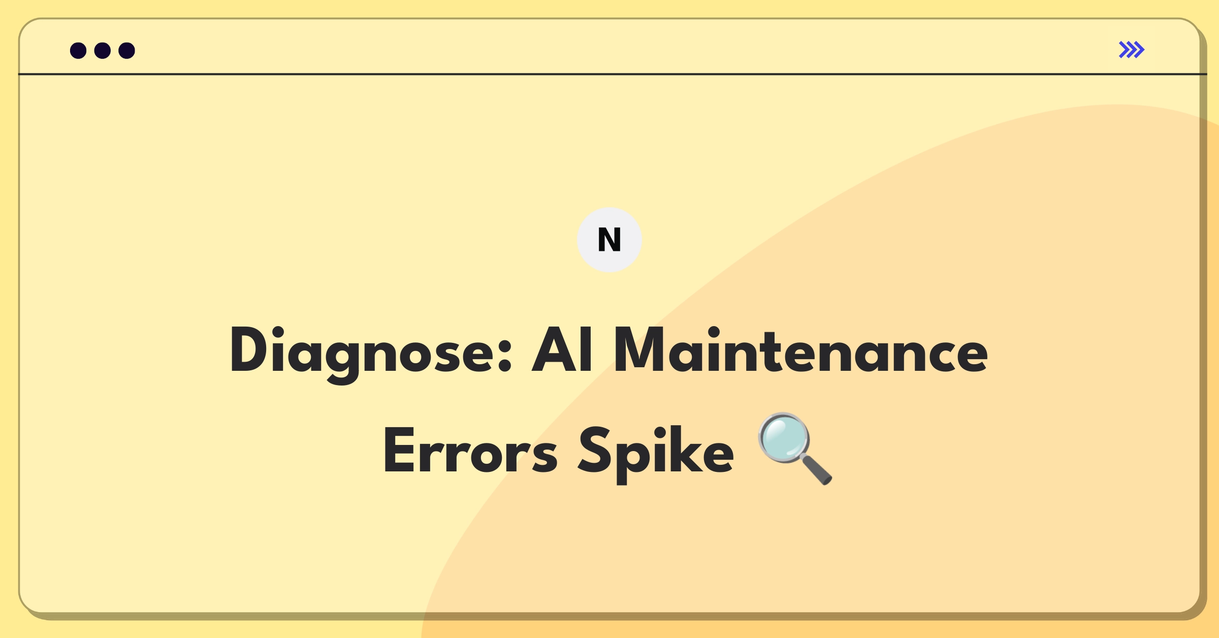 Product Management Root Cause Analysis Question: AI-powered predictive maintenance solution facing increased error rates