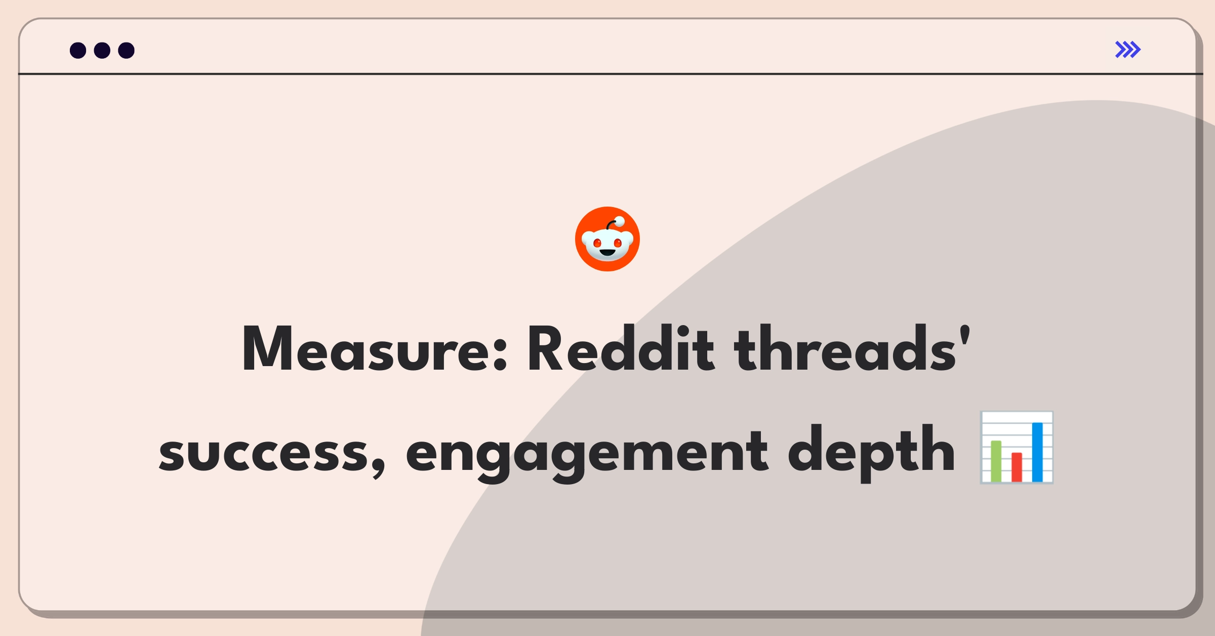 Product Management Analytics Question: Defining success metrics for Reddit's comment threading system