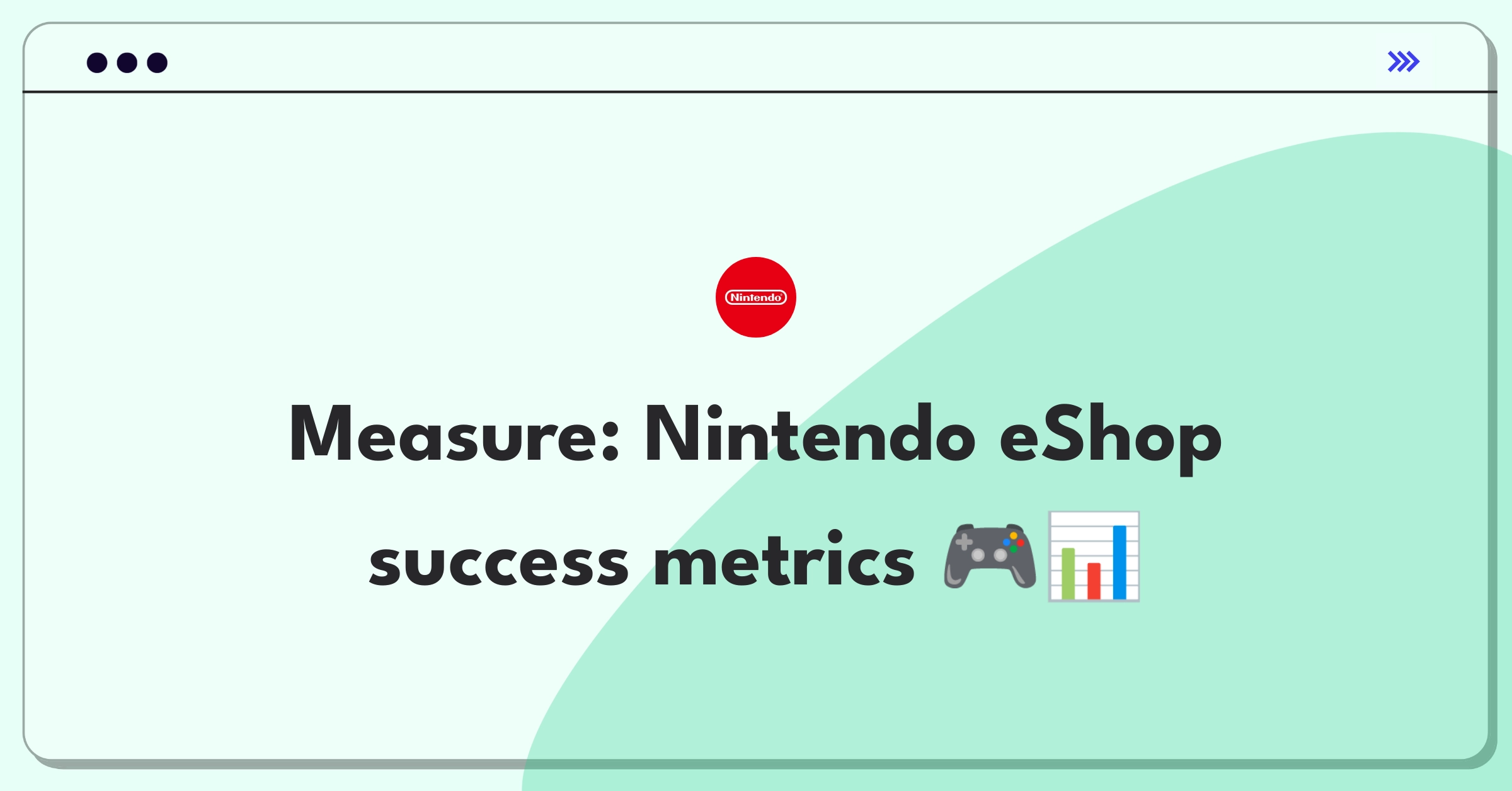 Product Management Success Metrics Question: Evaluating Nintendo eShop performance with key indicators