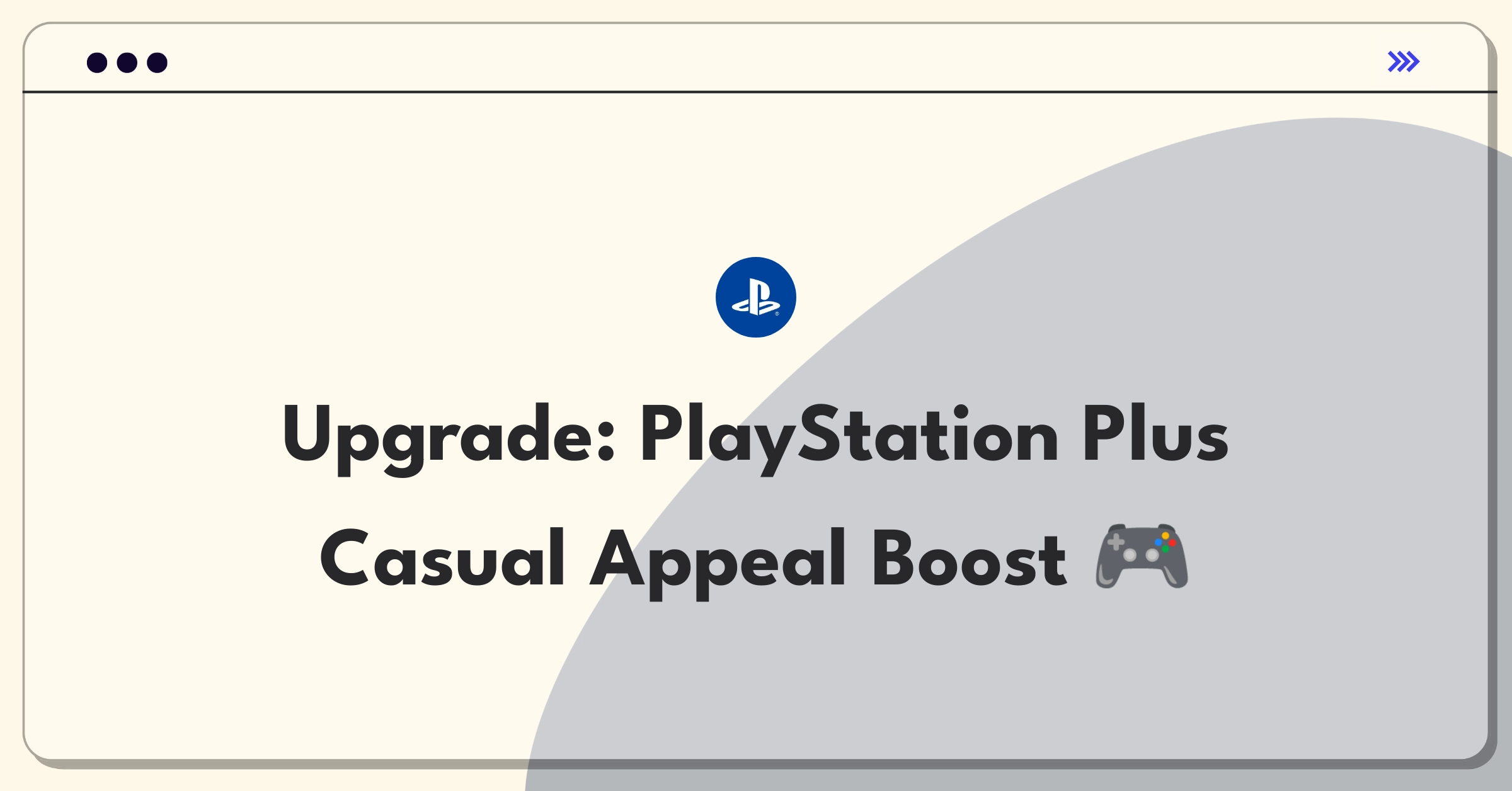 Product Management Improvement Question: Enhancing PlayStation Plus features for casual gamers