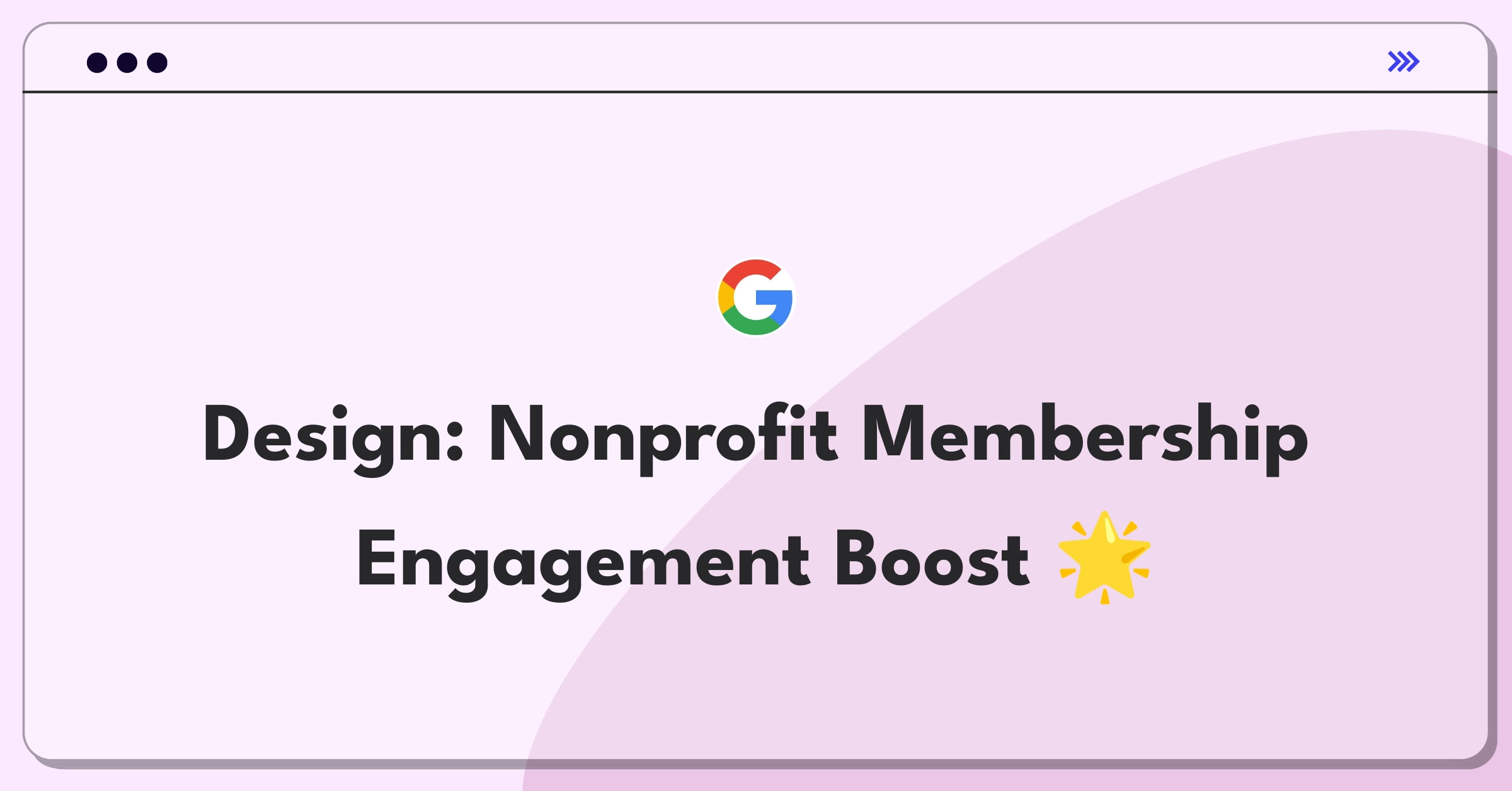 Product Management Design Question: Whiteboard sketch of nonprofit membership program components