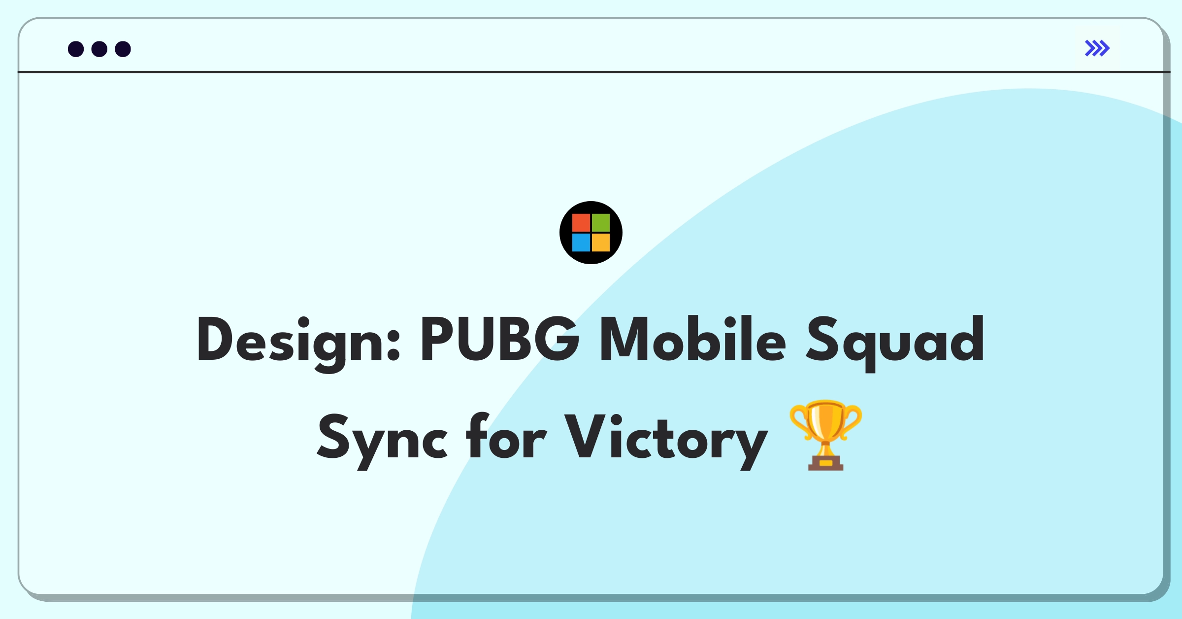 Product Management Feature Design Question: PUBG Mobile new feature suggestion for improved team communication