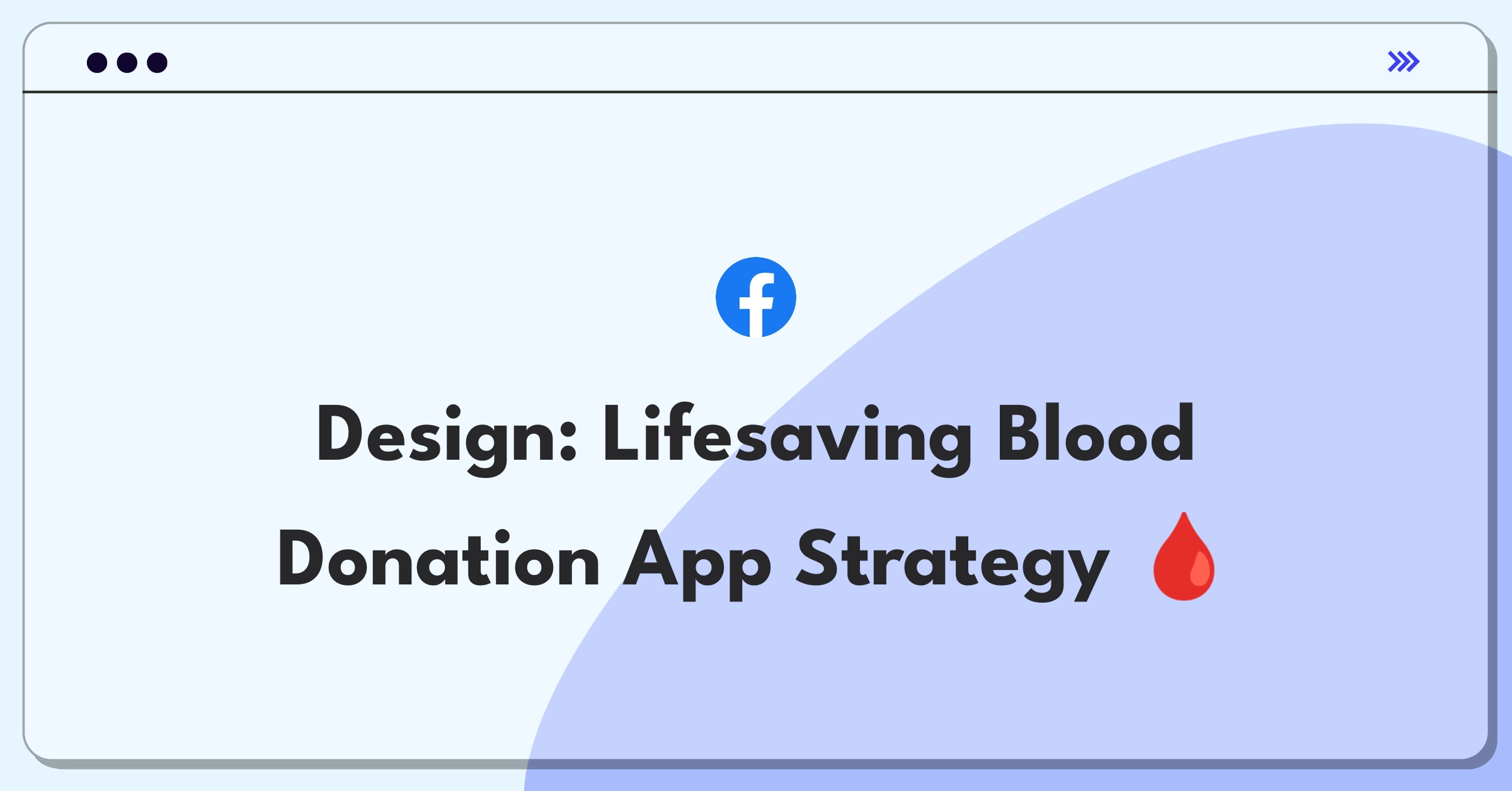 Product Management Strategy Question: Whiteboard sketch of blood donation app features and user flow