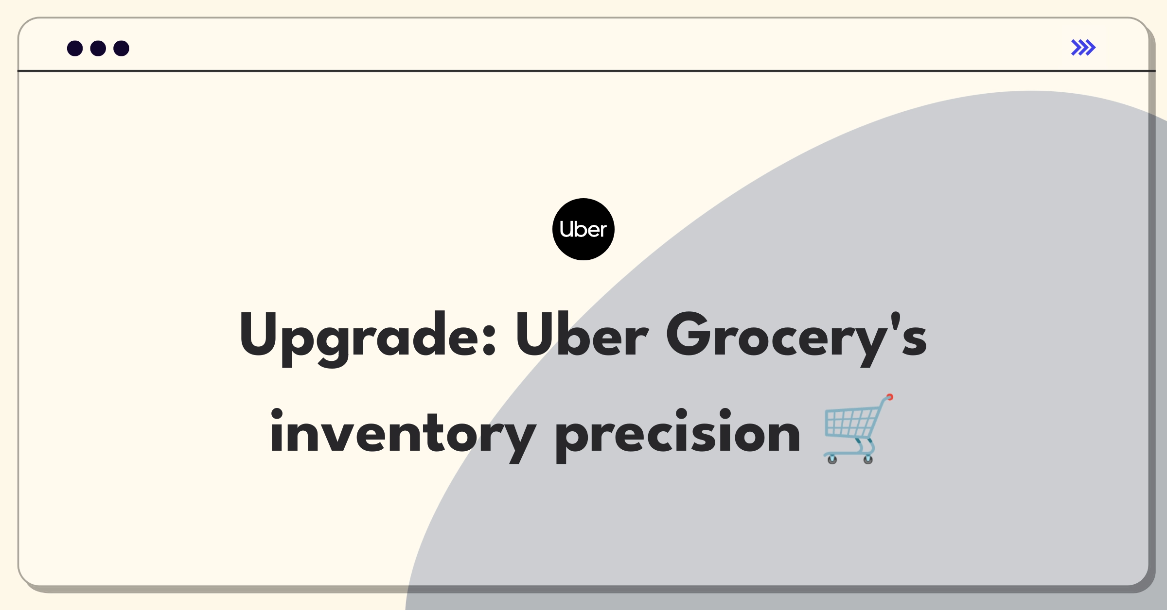 Product Management Improvement Question: Solving Uber Grocery's inventory issues with innovative solutions