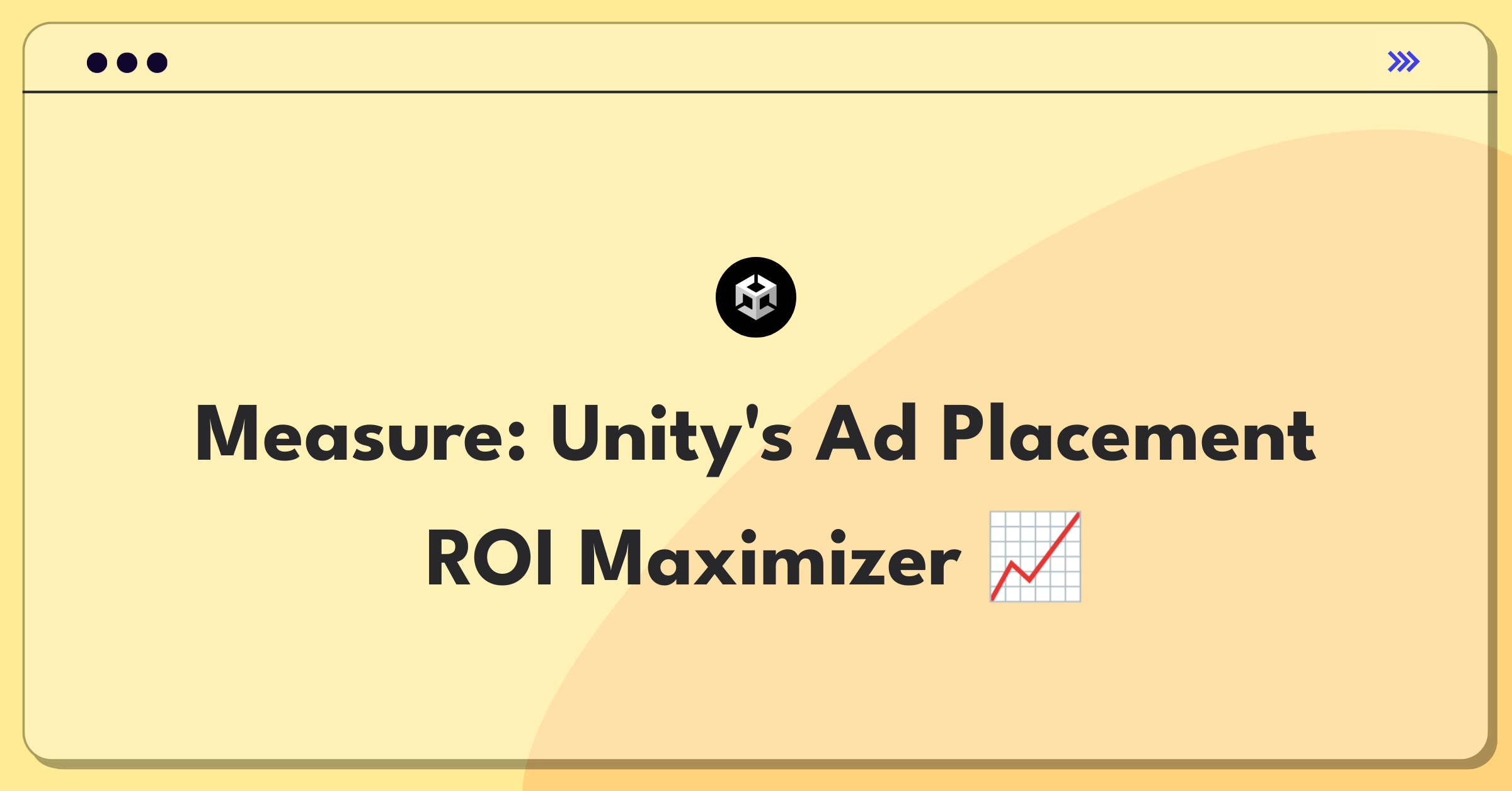 Product Management Success Metrics Question: Unity ad placement optimization success definition challenge