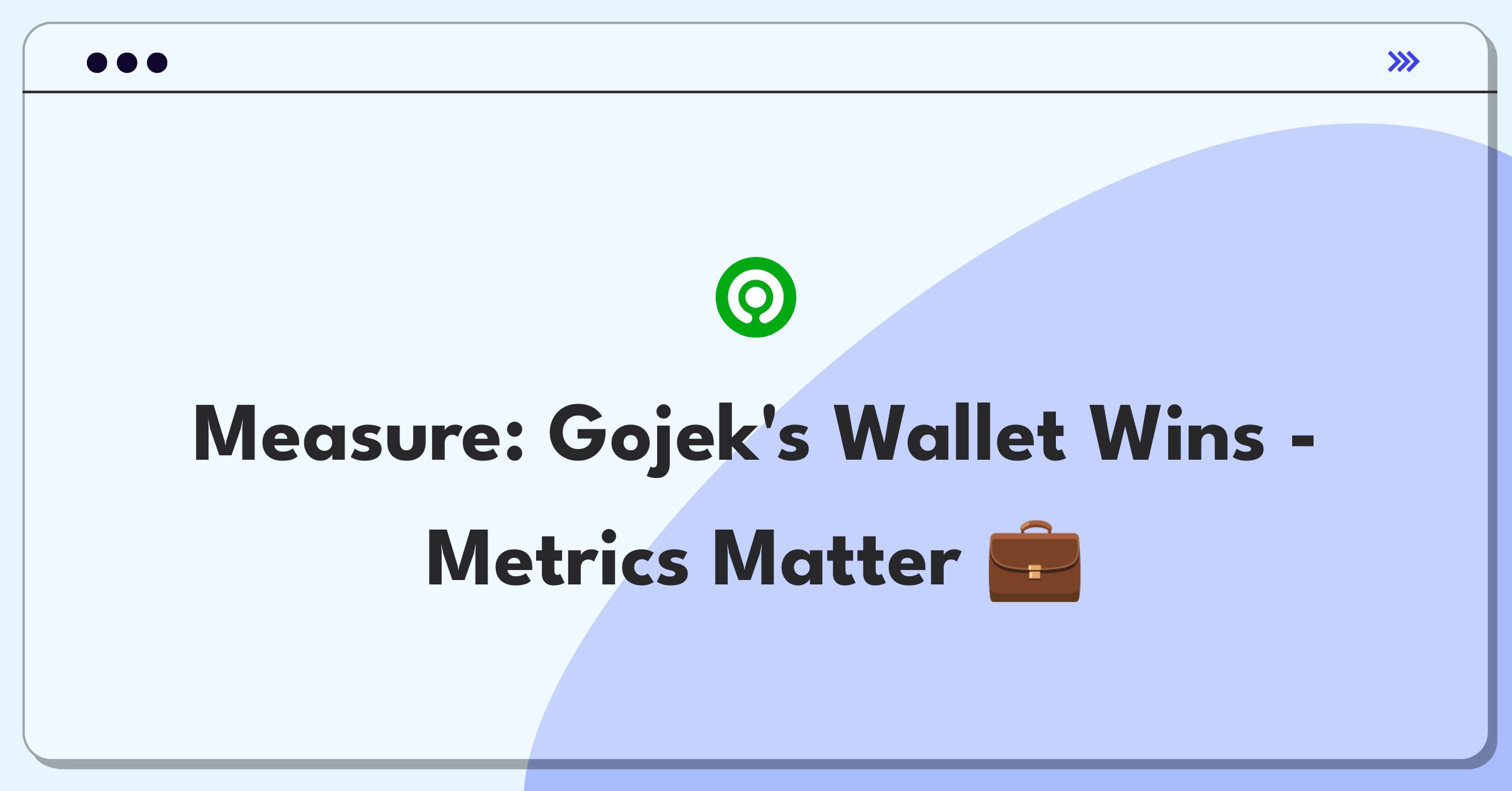 Product Management Metrics Question: Defining success for Gojek's digital wallet feature through key performance indicators