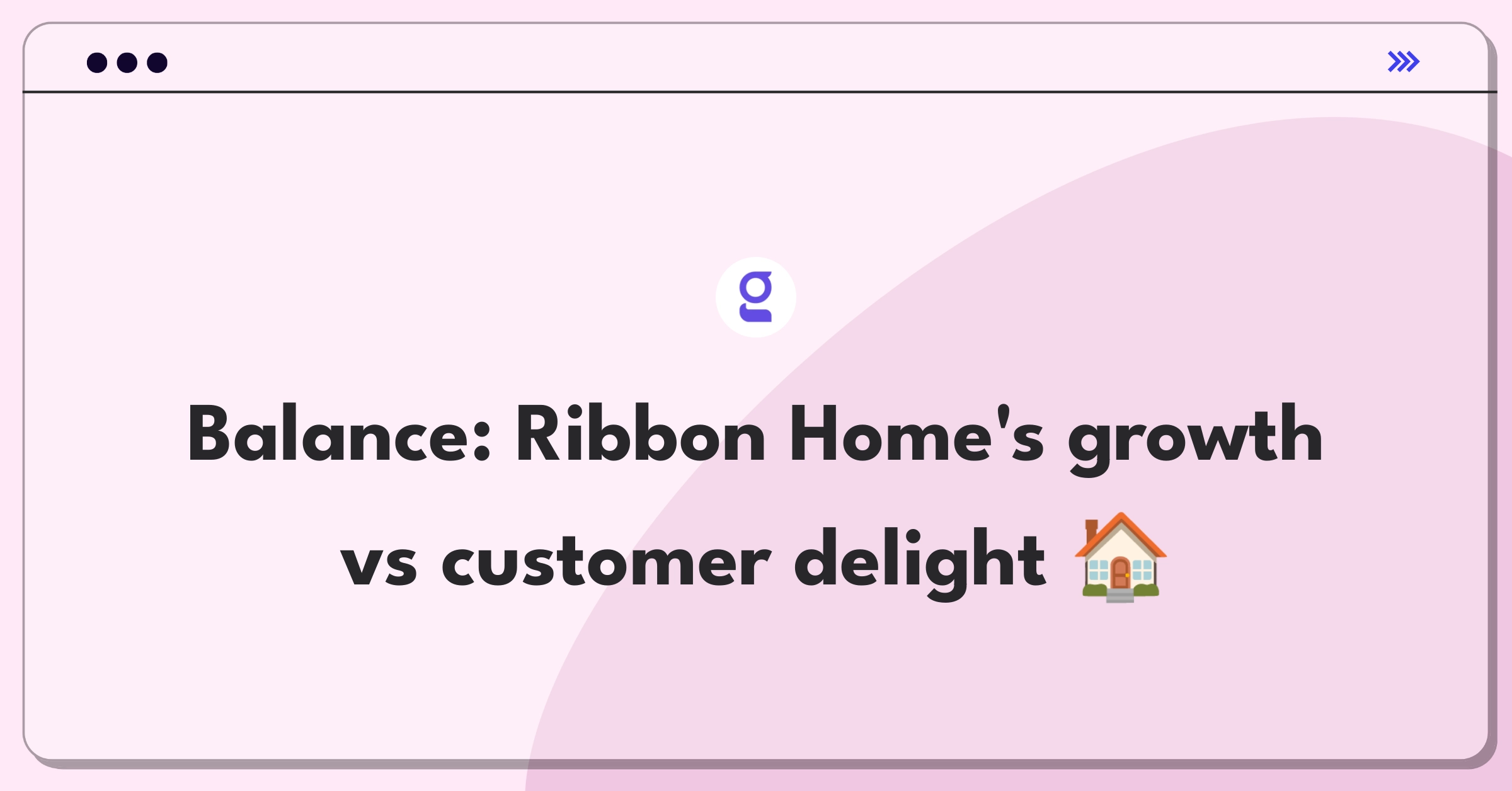 Product Management Trade-Off Question: Ribbon Home expansion versus user experience improvement decision