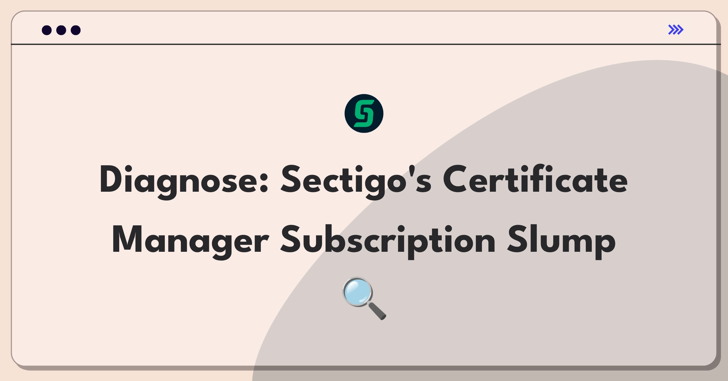 Product Management Root Cause Analysis Question: Investigating enterprise subscription decline for cybersecurity software