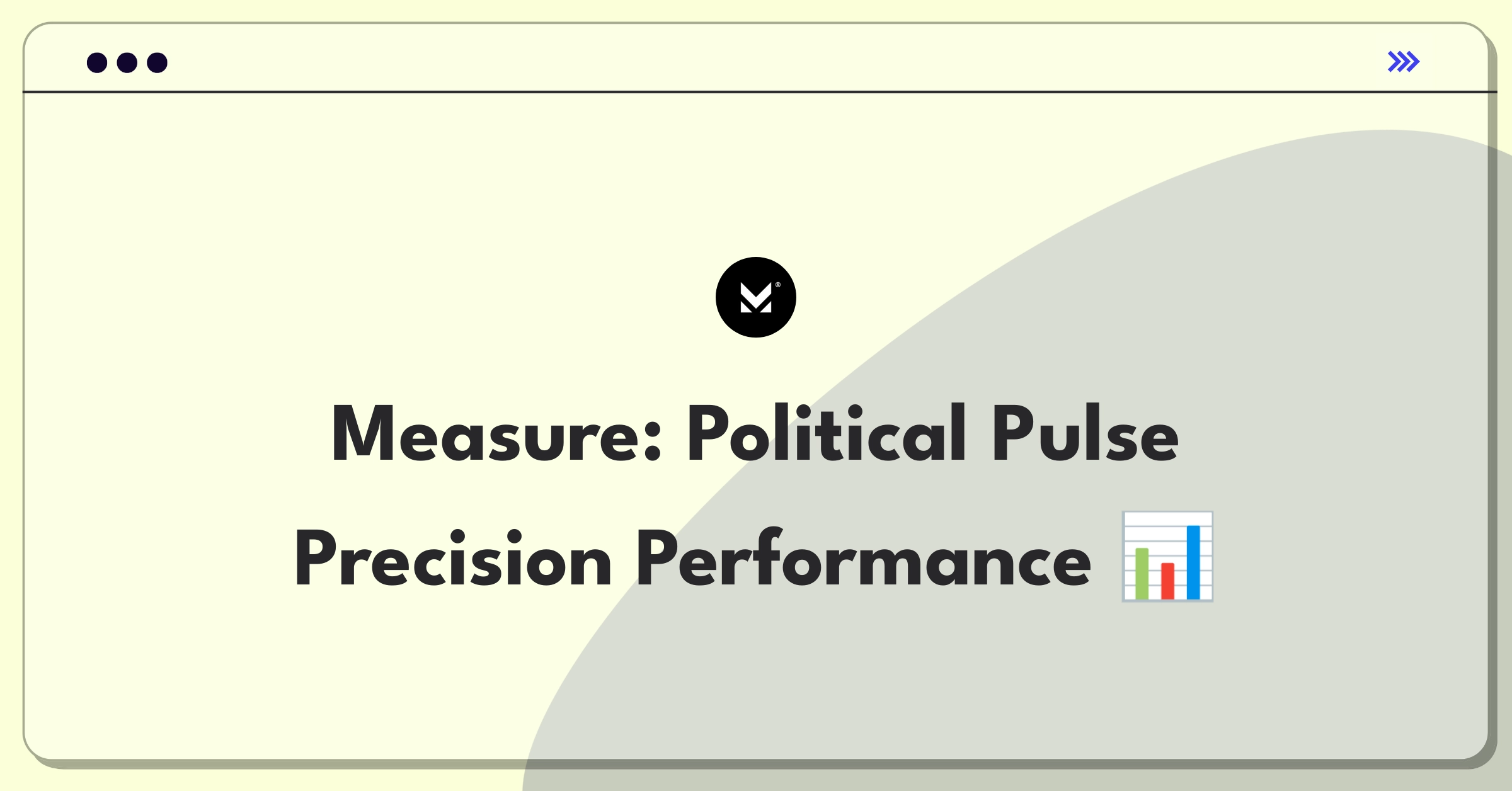 Product Management Metrics Question: Defining success for political intelligence surveys dashboard