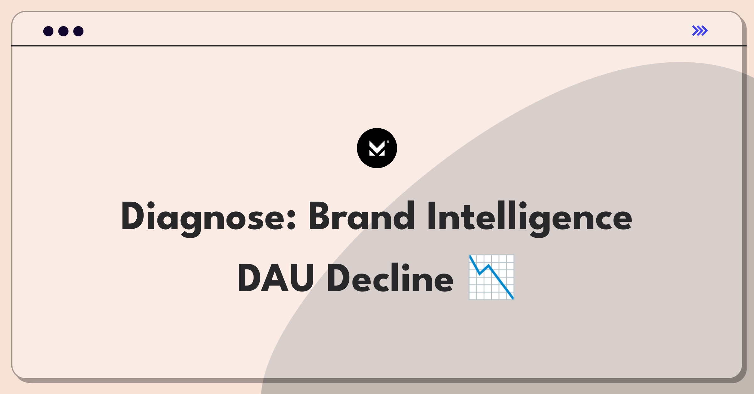 Product Management Root Cause Analysis Question: Investigating user drop in brand intelligence platform