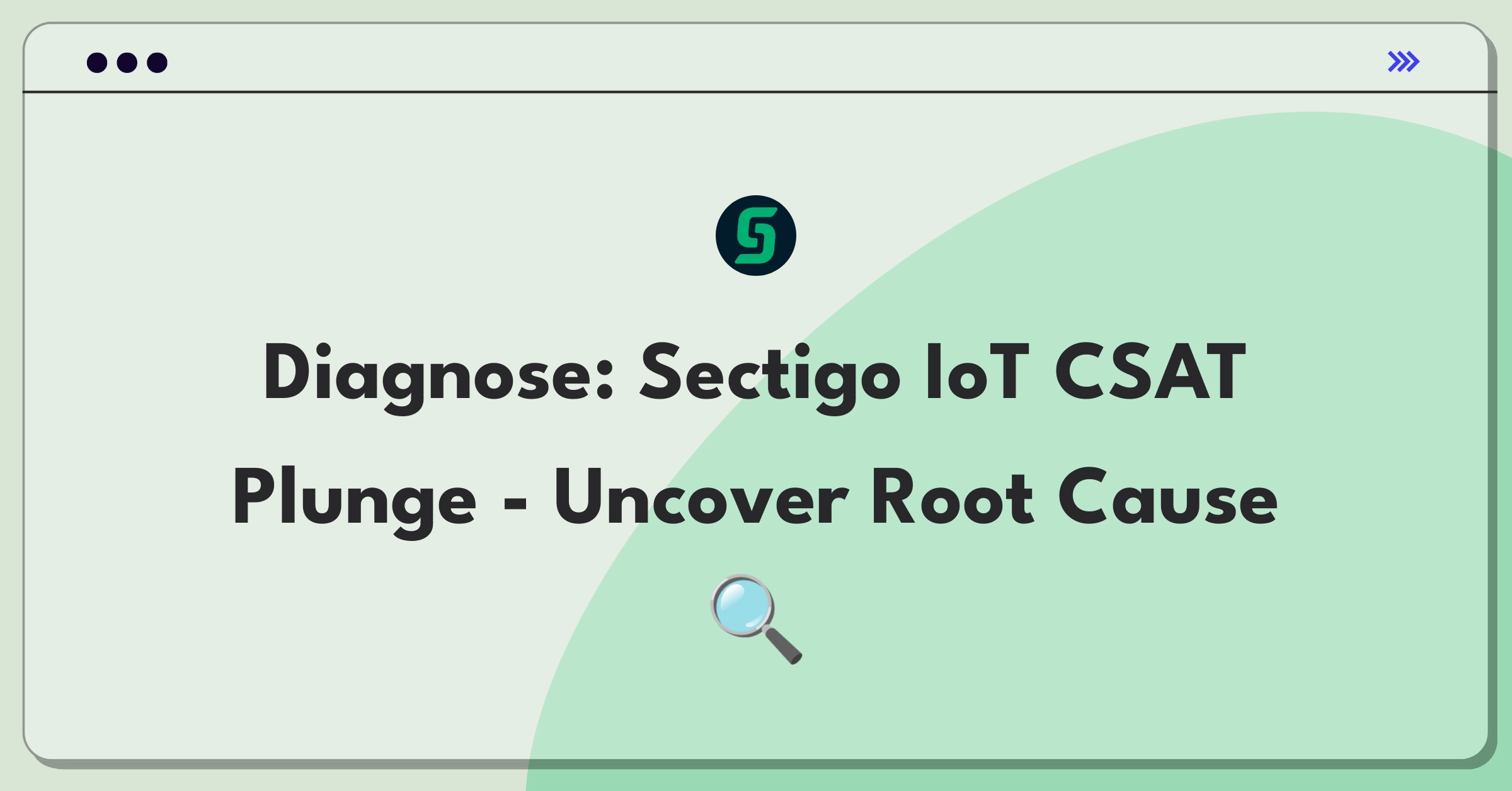 Product Management Root Cause Analysis Question: Investigating IoT Identity Manager CSAT decline for Sectigo