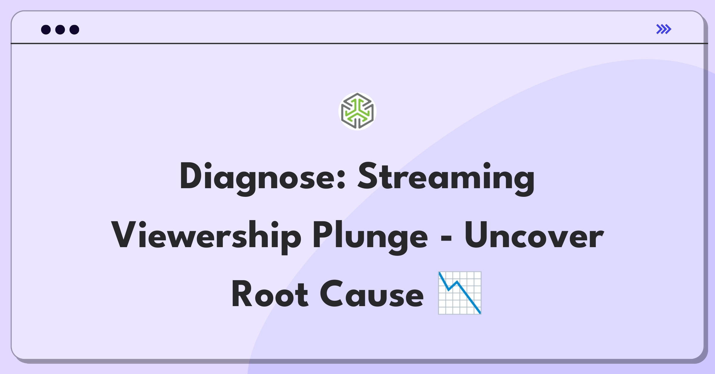 Product Management Root Cause Analysis Question: Investigating sudden drop in streaming platform concurrent viewers