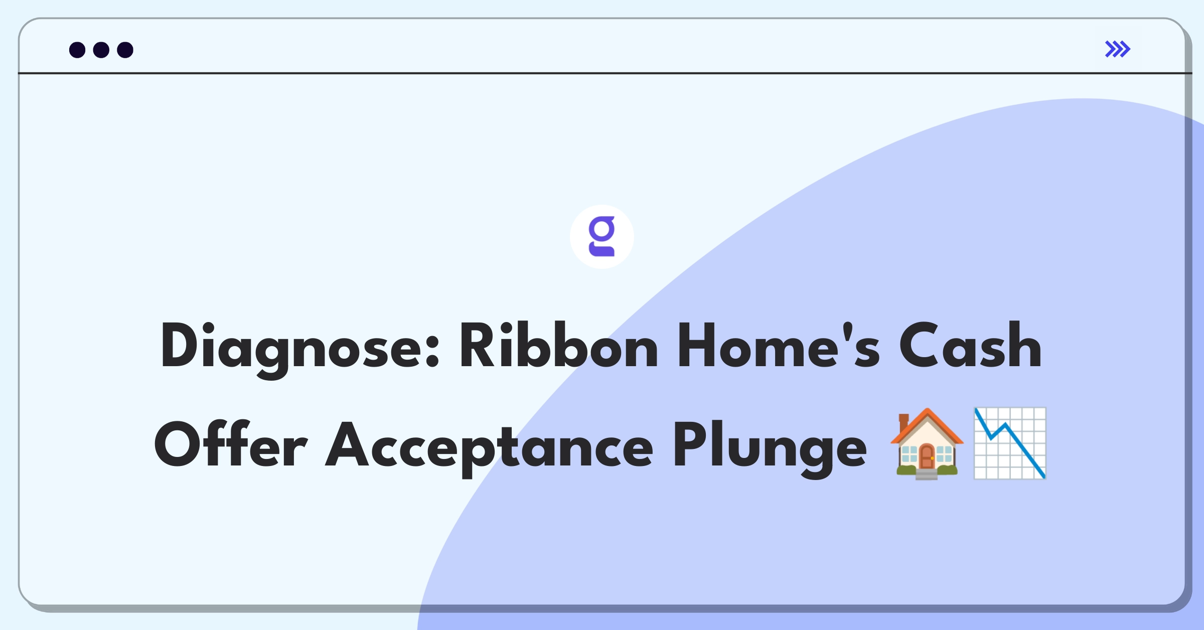 Product Management Root Cause Analysis Question: Investigating Ribbon Home's Cash Offer acceptance rate decline