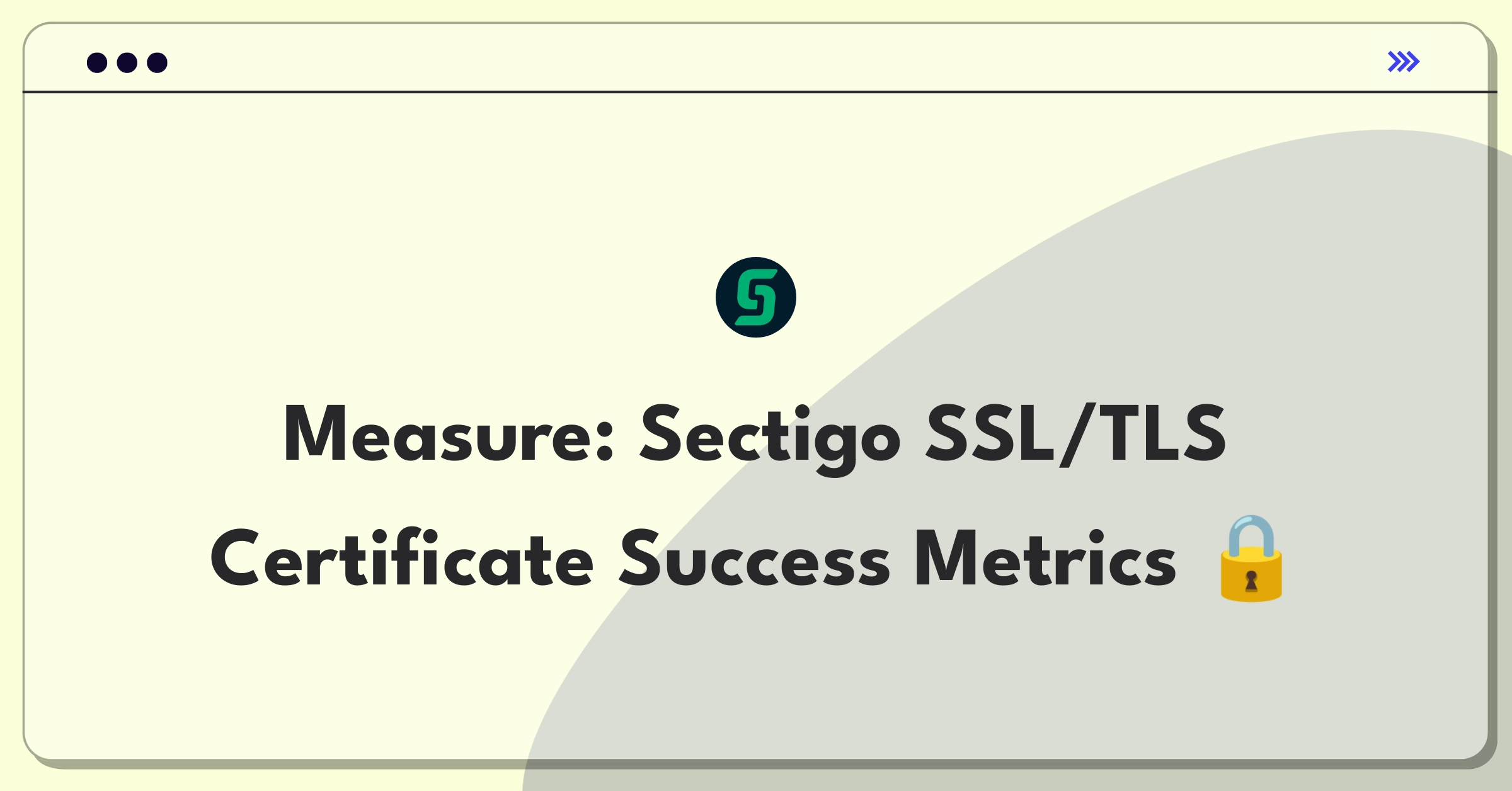 Product Management Analytics Question: Defining success metrics for Sectigo's SSL/TLS certificates