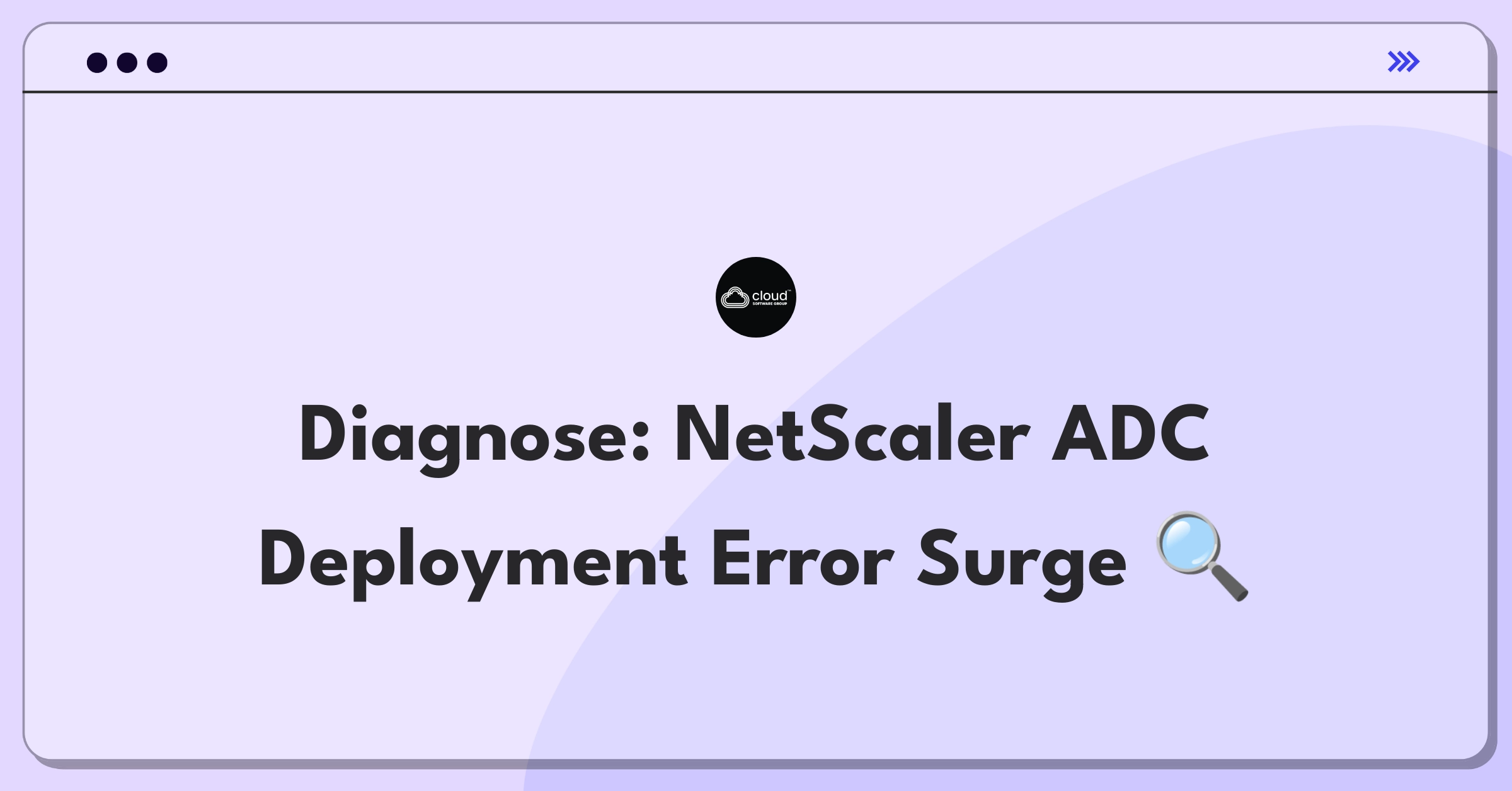 Product Management Root Cause Analysis Question: Investigating increased error rates in NetScaler ADC deployments