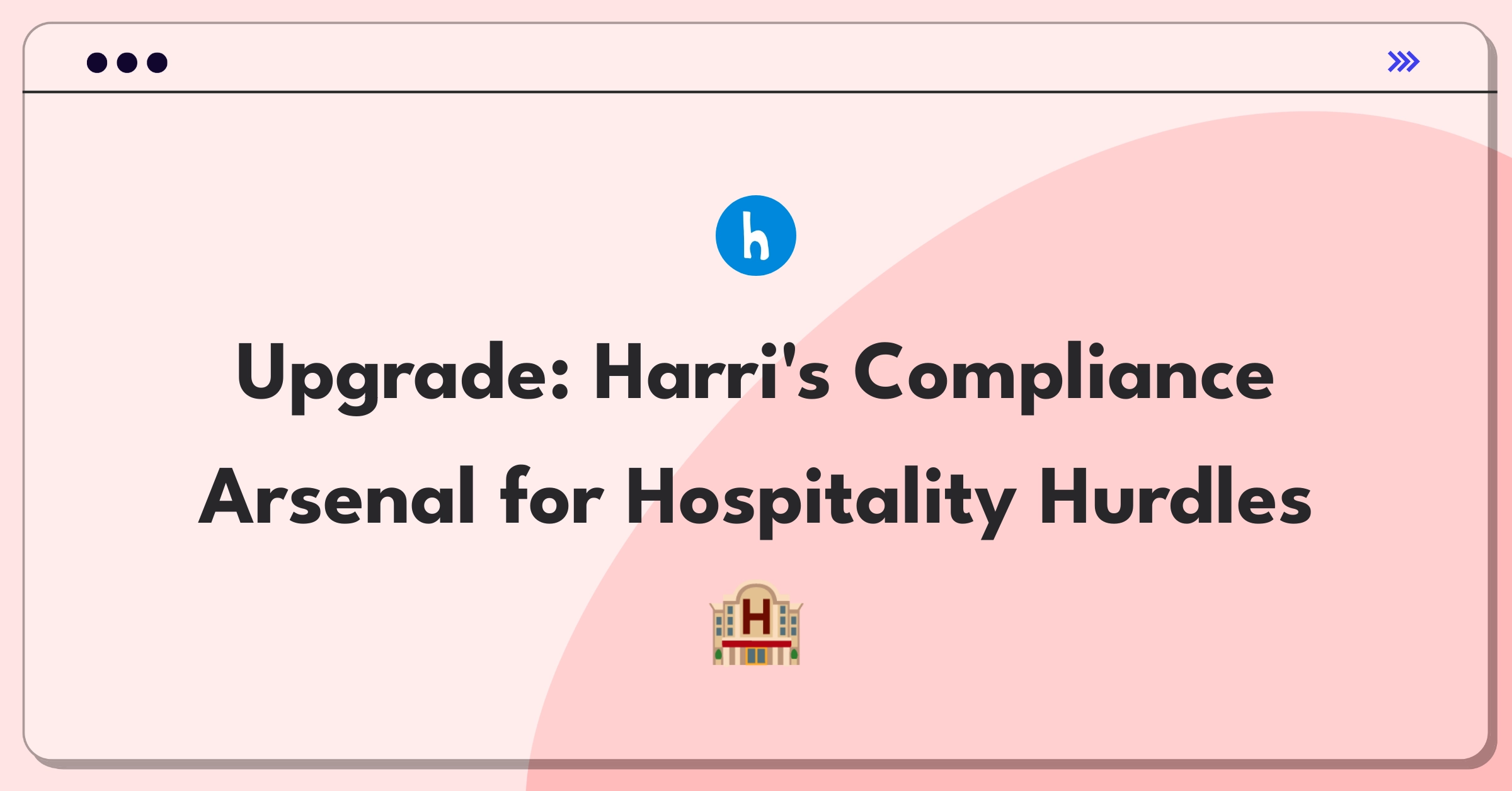 Product Management Improvement Question: Enhancing compliance tools for hospitality industry regulations