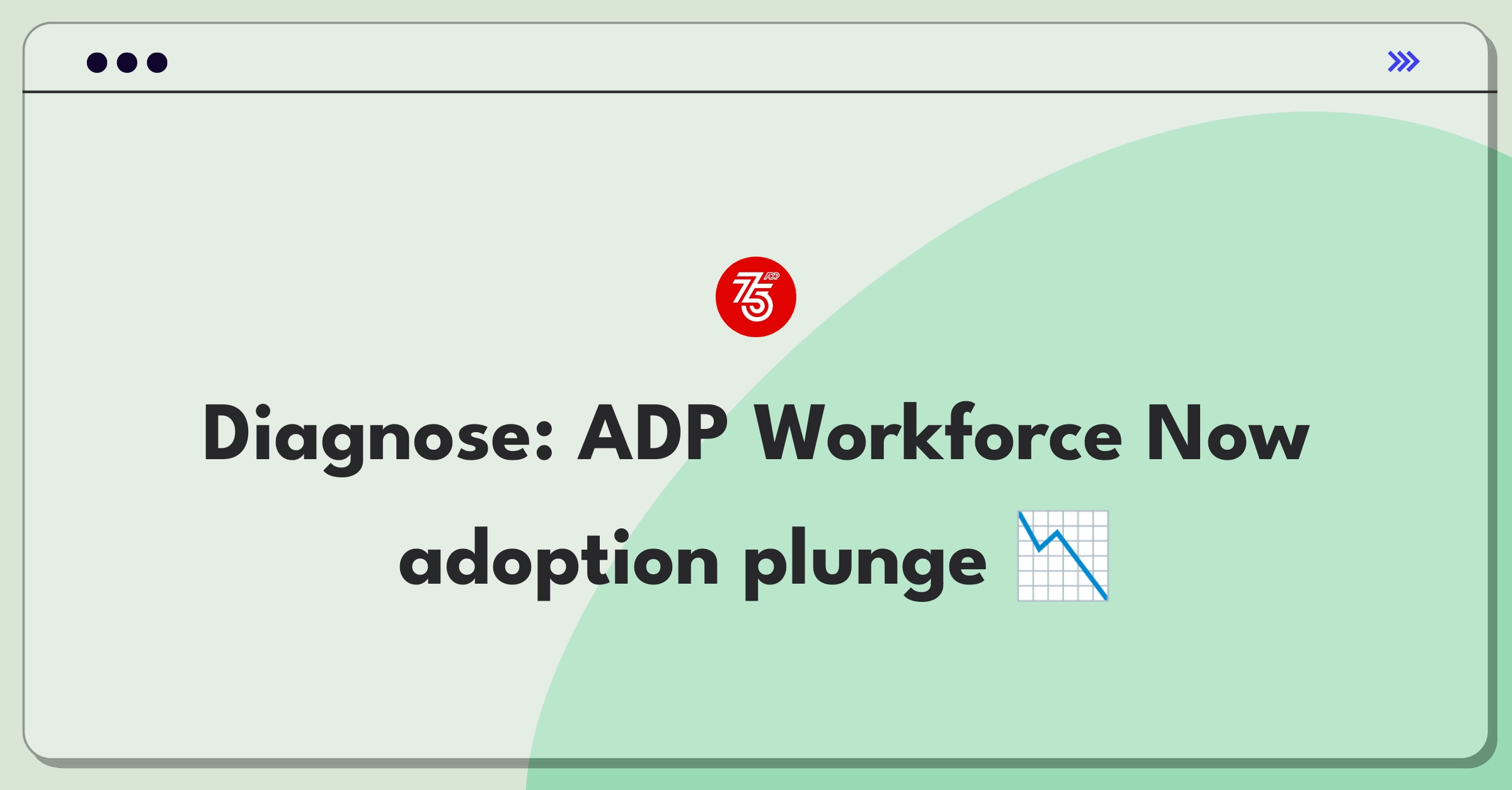 Product Management Root Cause Analysis Question: Investigating ADP Workforce Now's user adoption decline