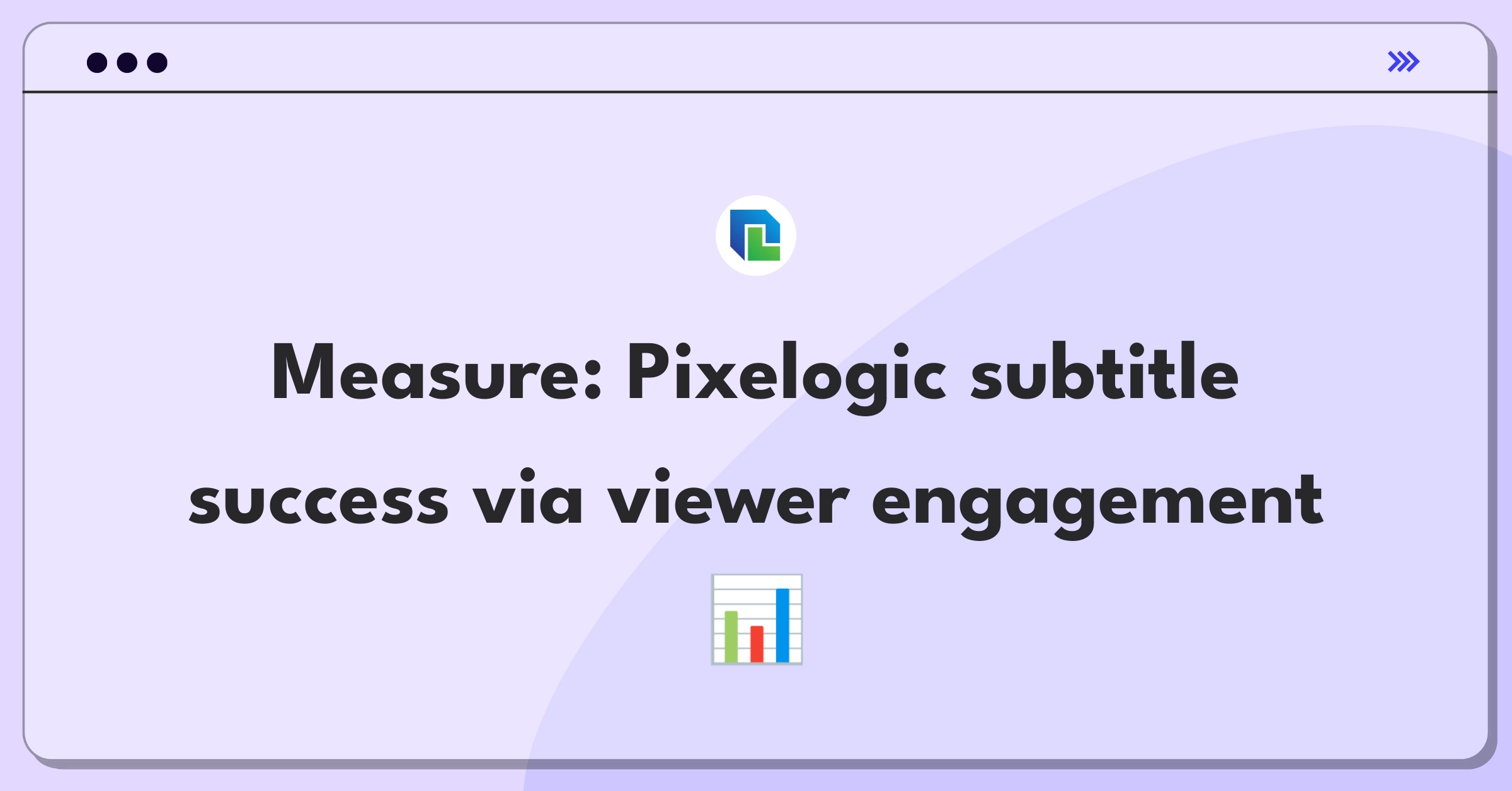 Product Management Metrics Question: Defining success for Pixelogic Media's subtitle and closed caption services