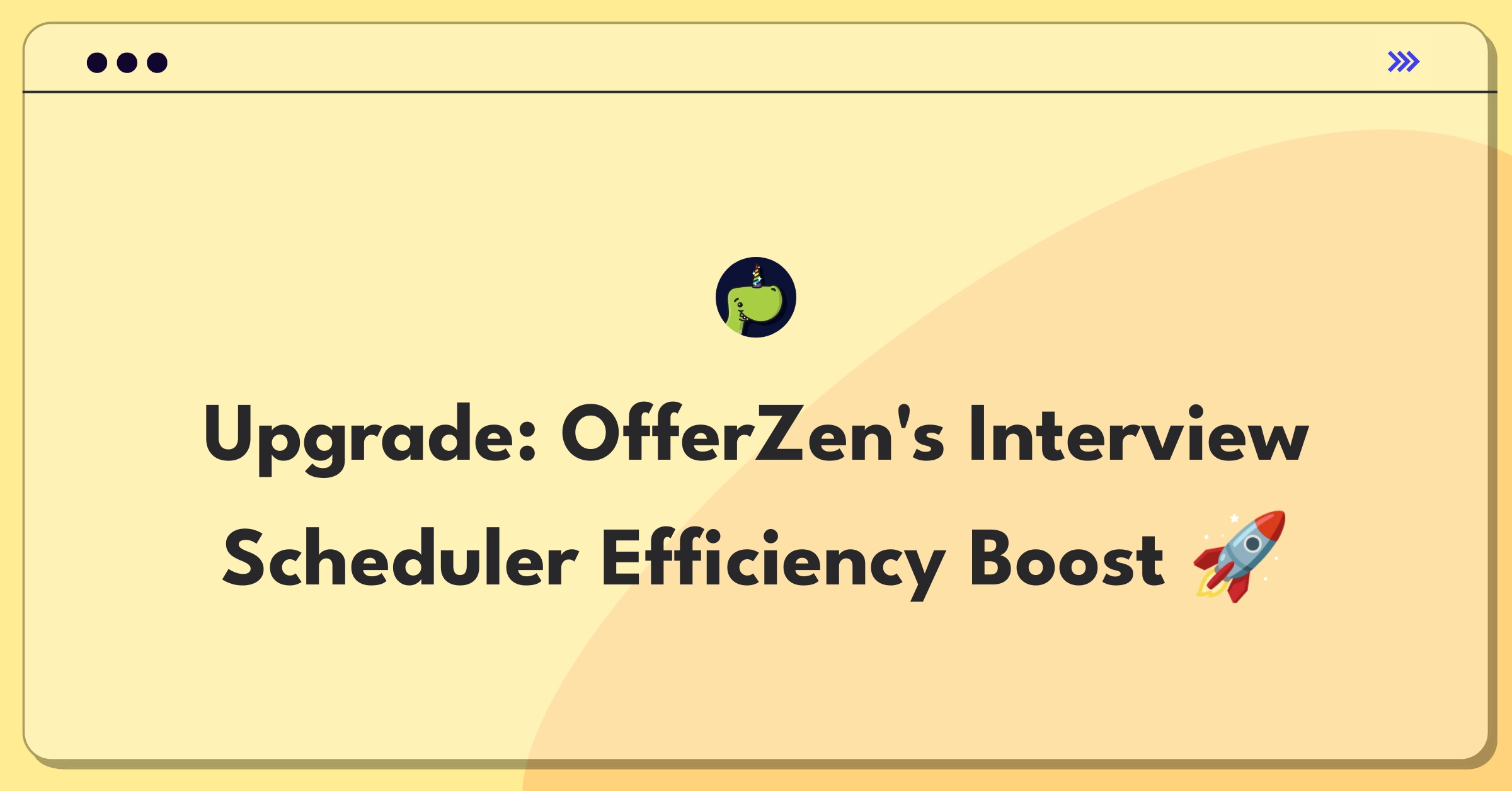 Product Management Improvement Question: Streamlining OfferZen's interview scheduling process for better efficiency