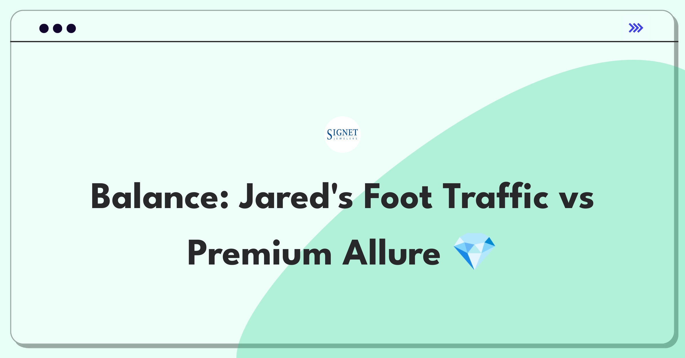 Product Management Trade-Off Question: Jared Jewelry balancing increased foot traffic with premium brand experience