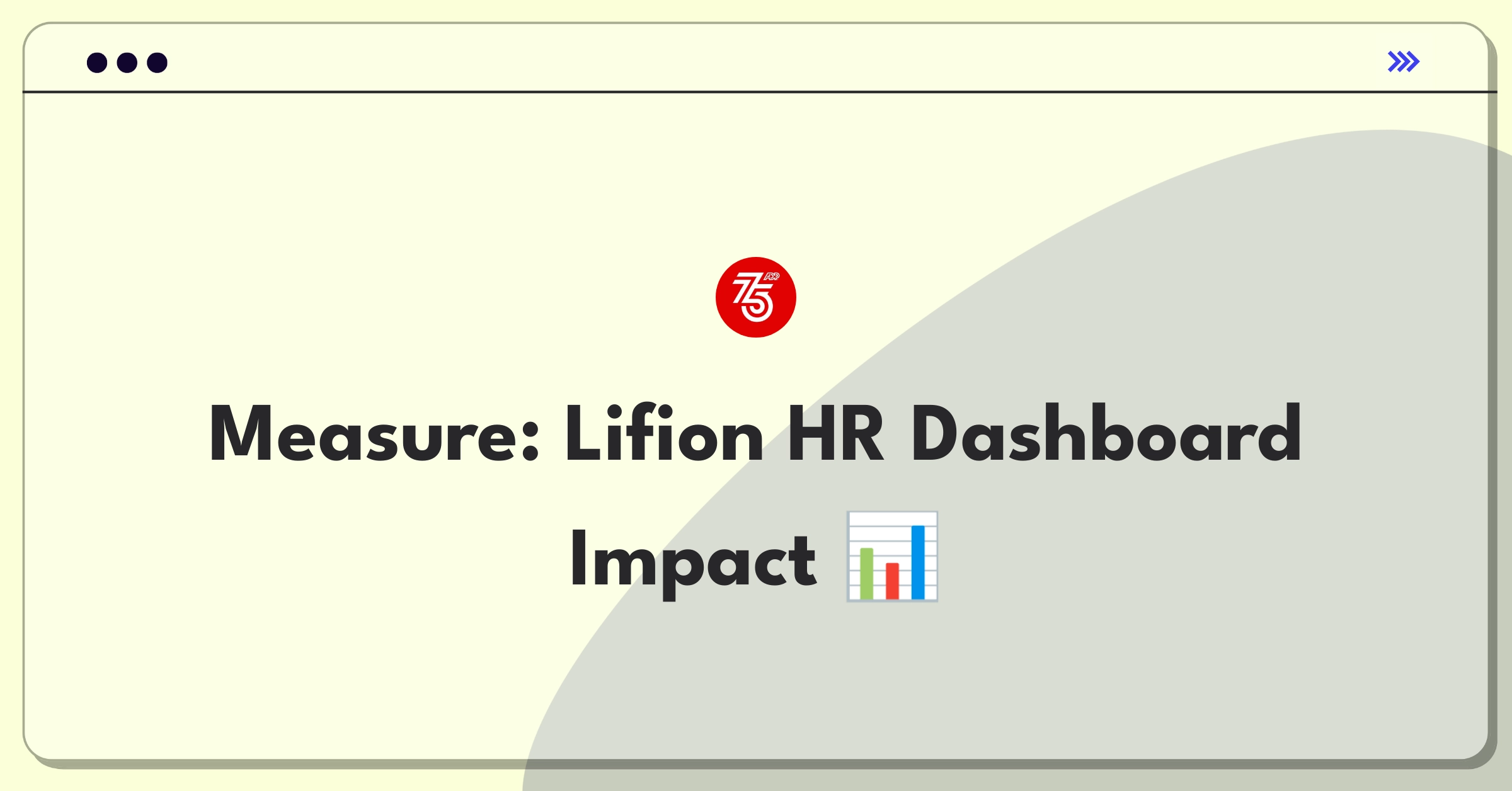 Product Management Metrics Question: Customizable HR dashboard success measurement for Lifion