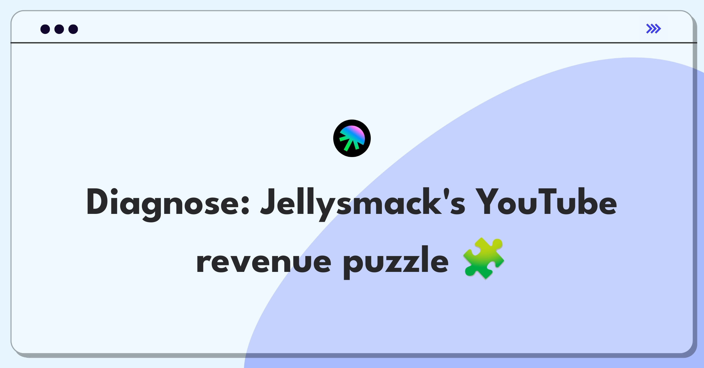 Product Management Root Cause Analysis Question: Investigating Jellysmack's YouTube optimization service revenue decline