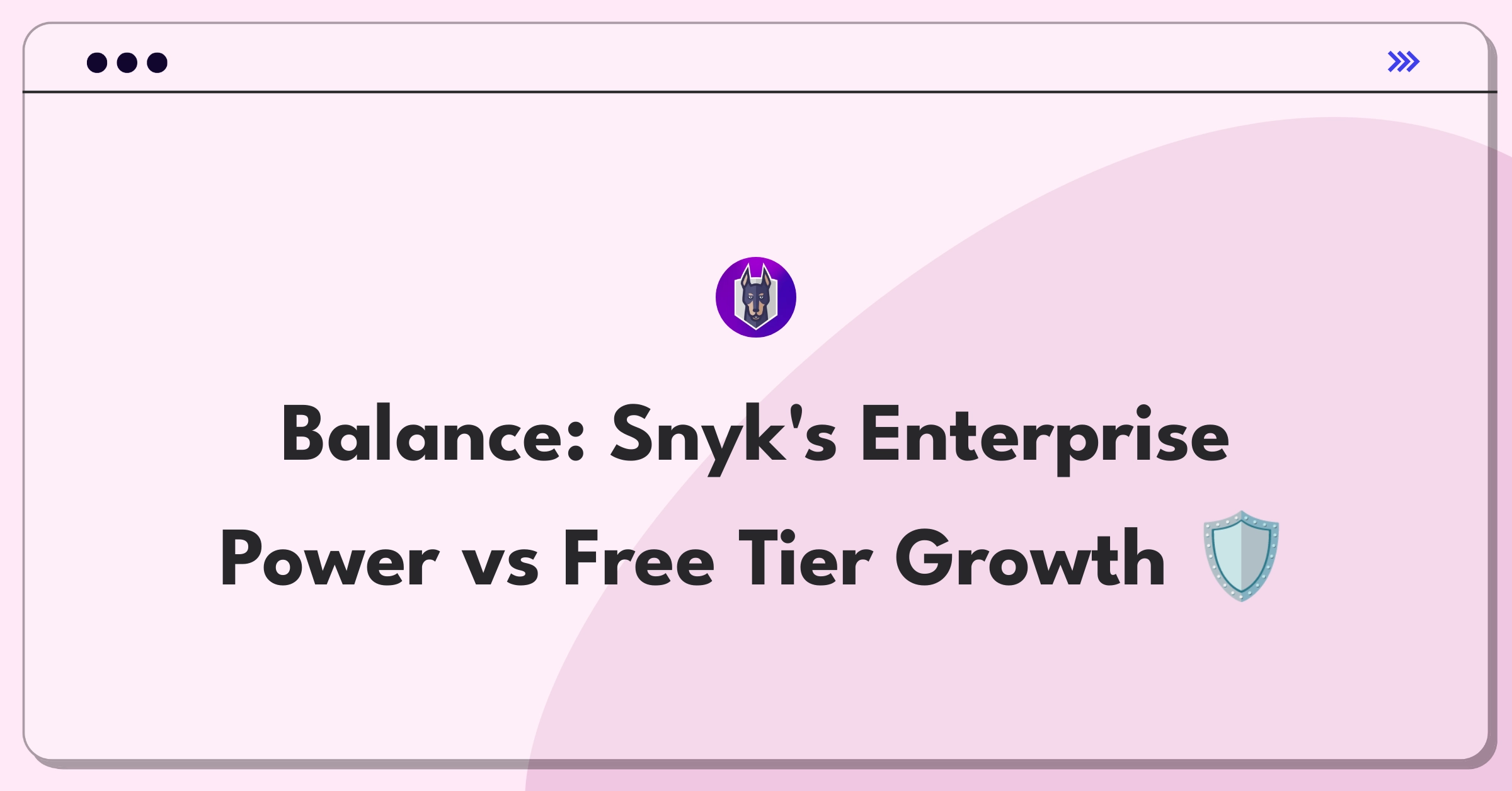 Product Management Trade-off Question: Balancing enterprise features and free tier improvements for Snyk's growth strategy