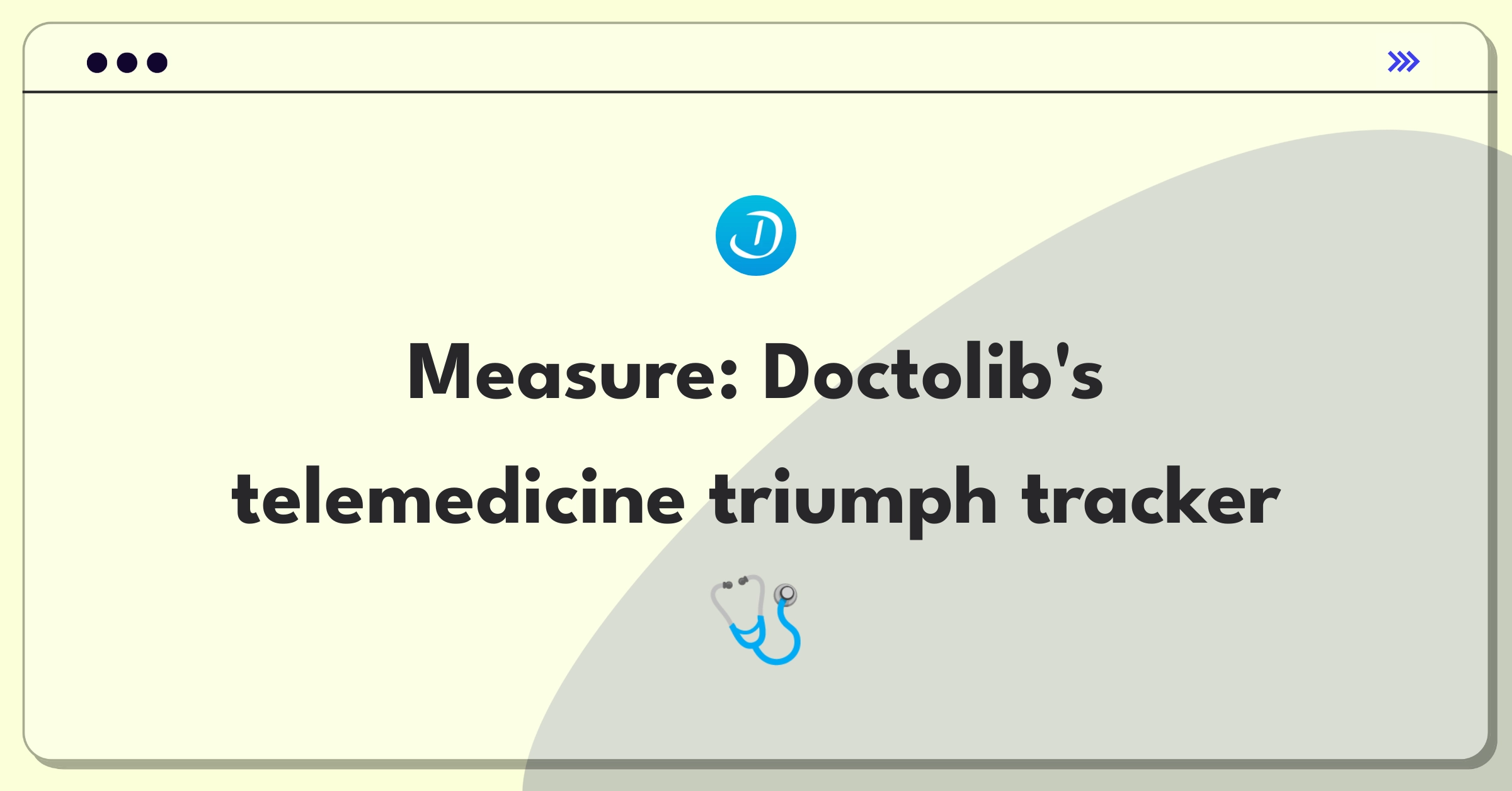 Product Management Metrics Question: Defining success for Doctolib's telemedicine feature through key performance indicators