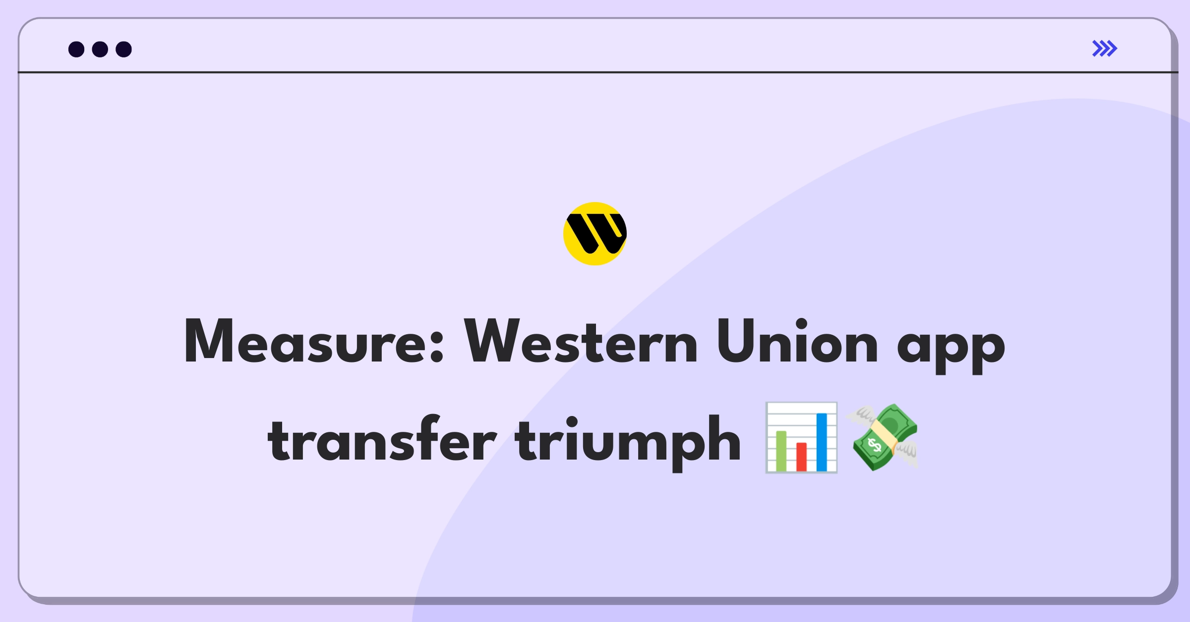 Product Management Analytics Question: Measuring success of Western Union's mobile money transfer feature