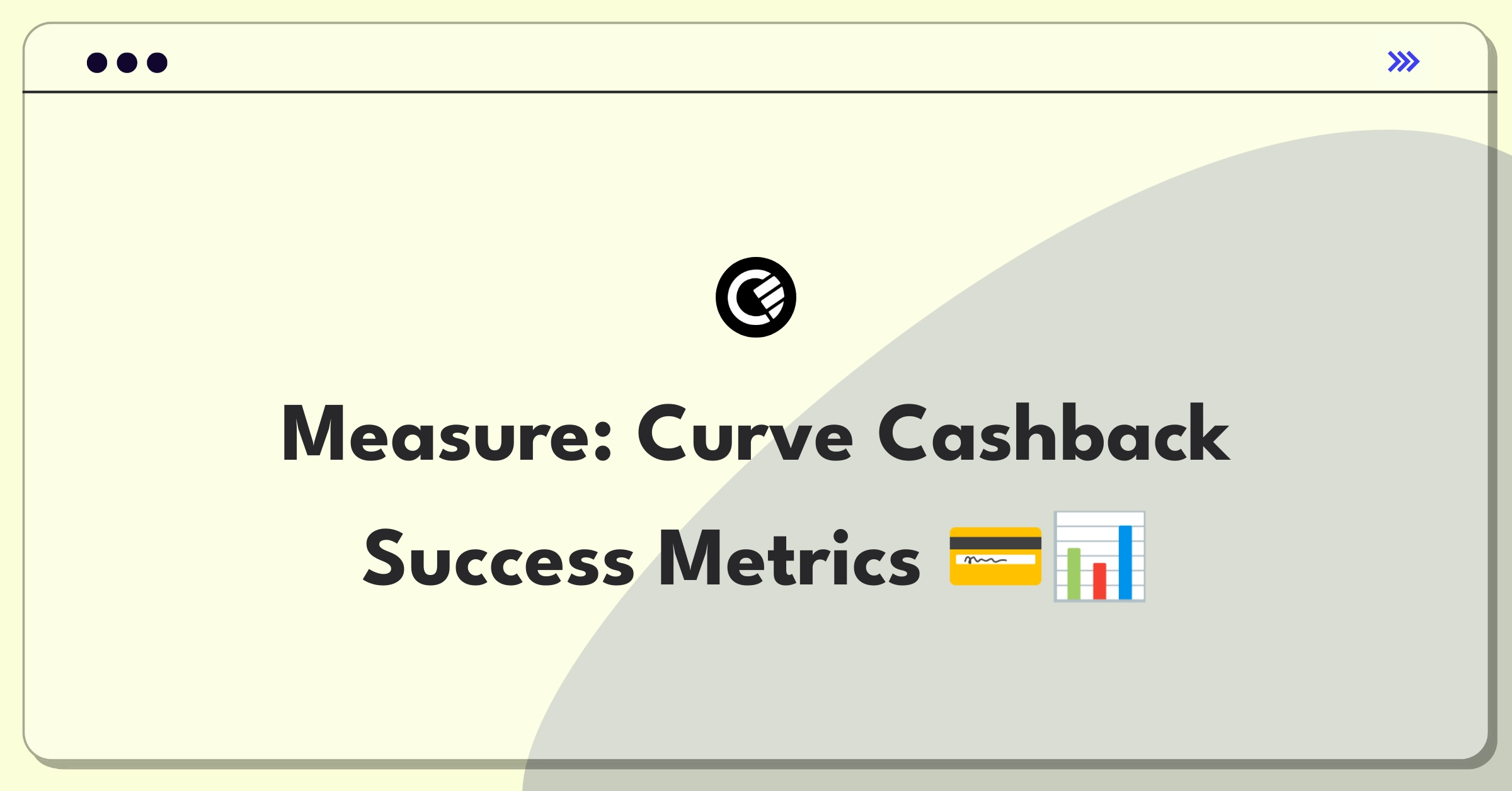 Product Management Success Metrics Question: Evaluating Curve's cashback rewards program effectiveness