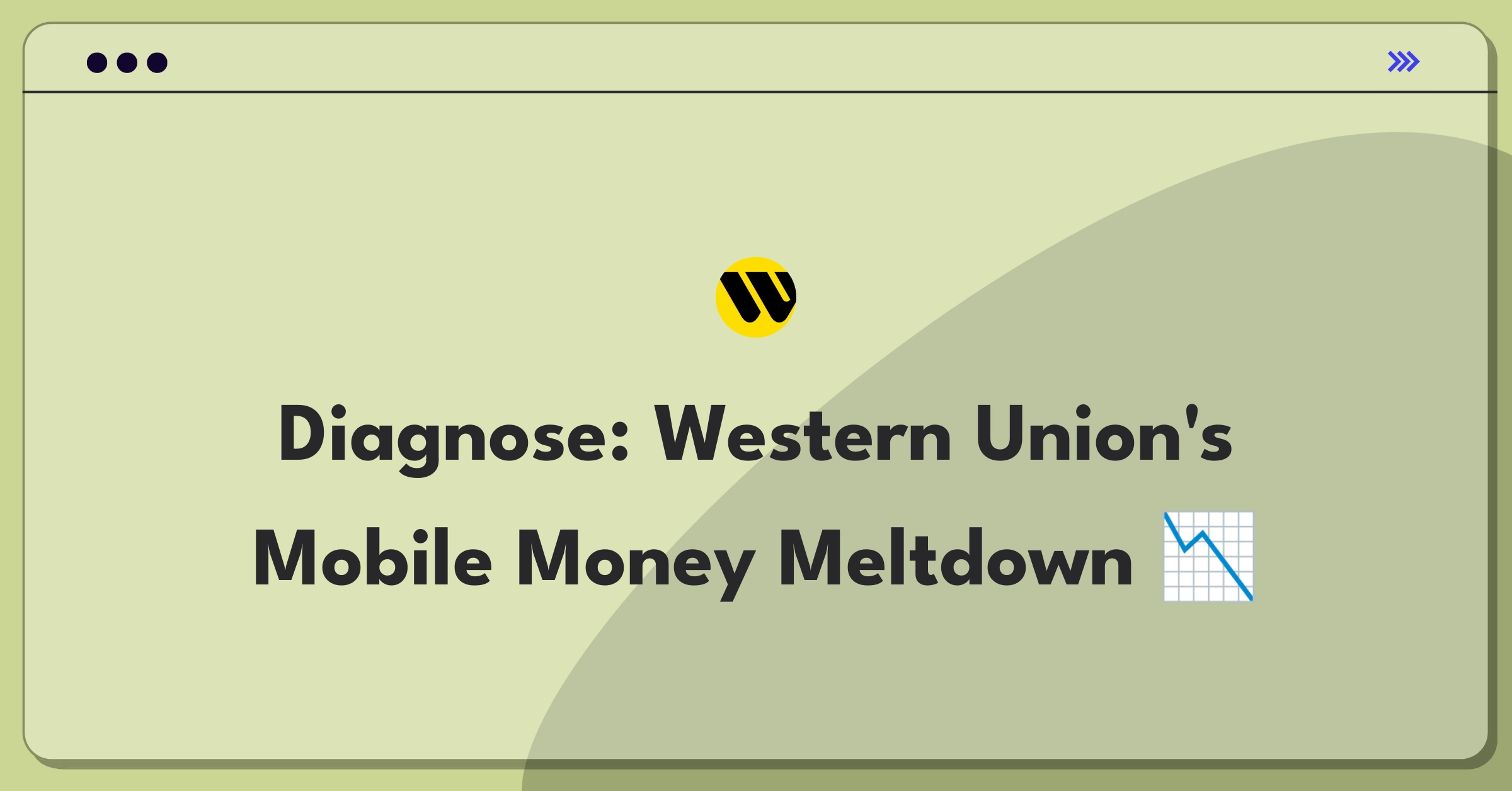 Product Management Root Cause Analysis Question: Investigating Western Union's mobile app transaction decline