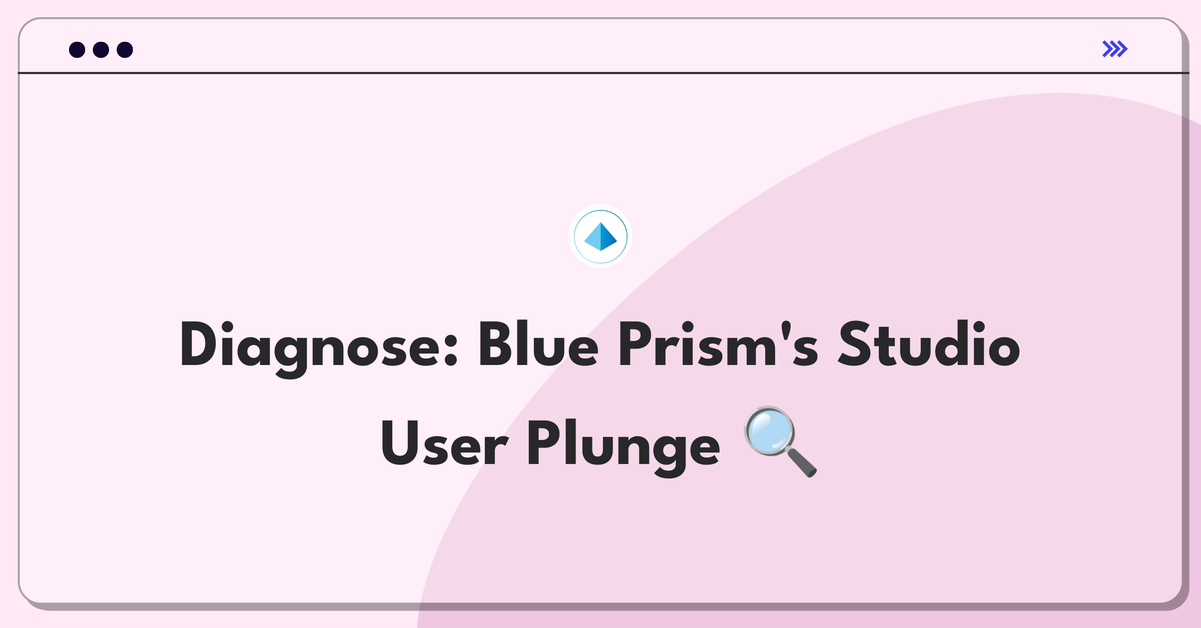 Product Management Root Cause Analysis Question: Investigating Blue Prism Process Studio's user engagement decline