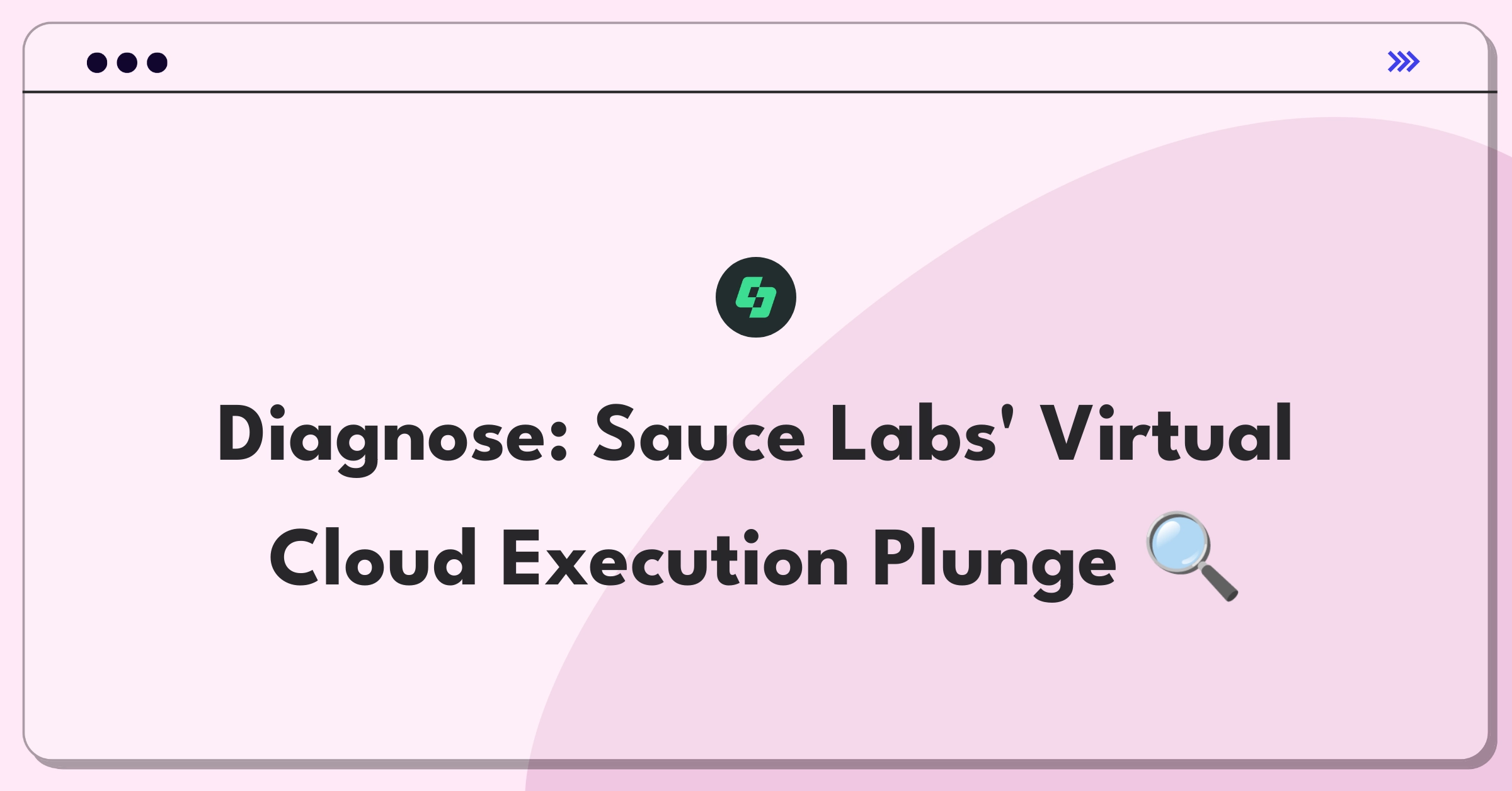 Product Management Root Cause Analysis Question: Investigating Sauce Labs' Virtual Cloud test execution decline