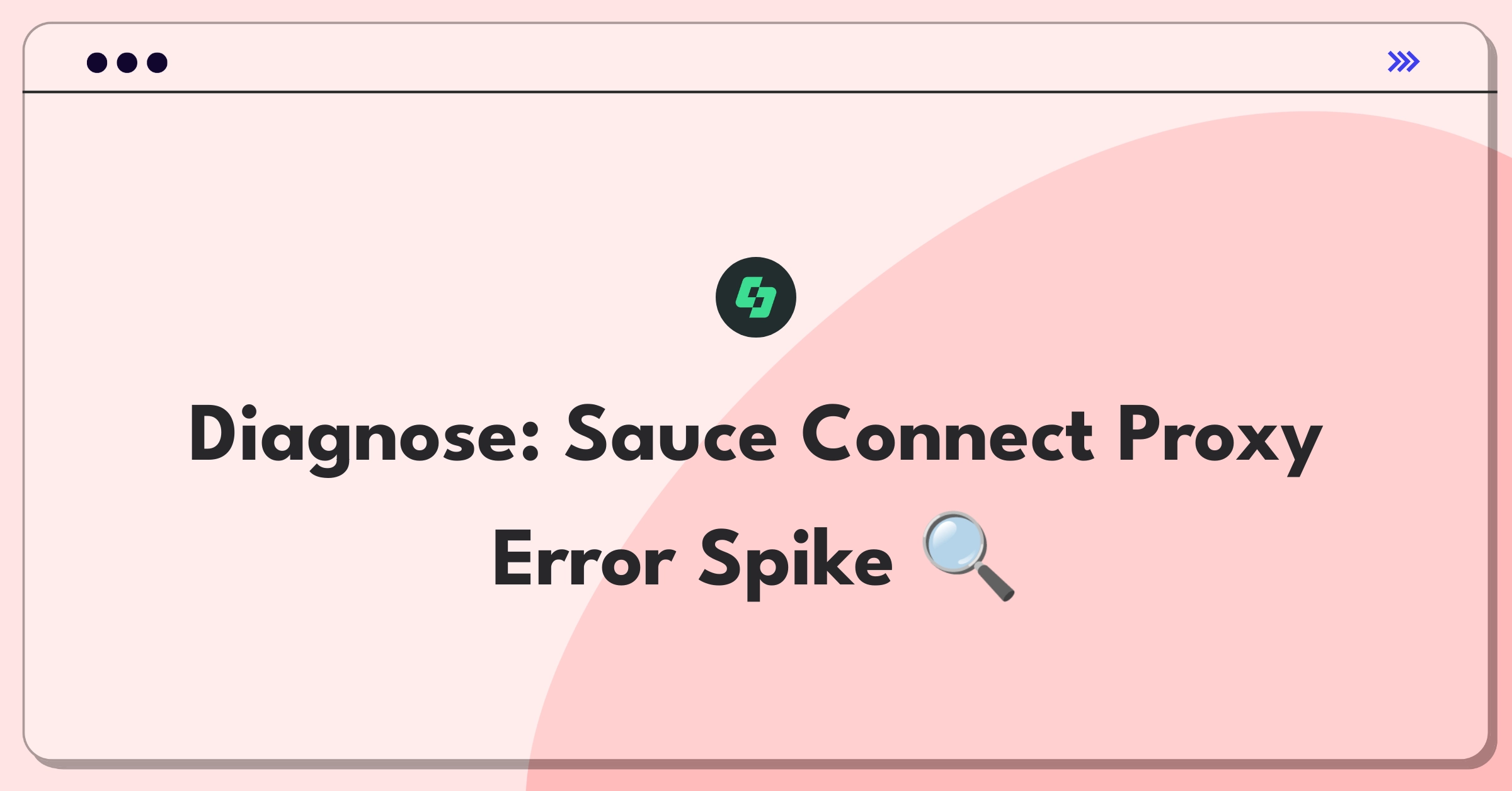 Product Management Root Cause Analysis Question: Investigating increased error rates in Sauce Connect Proxy service