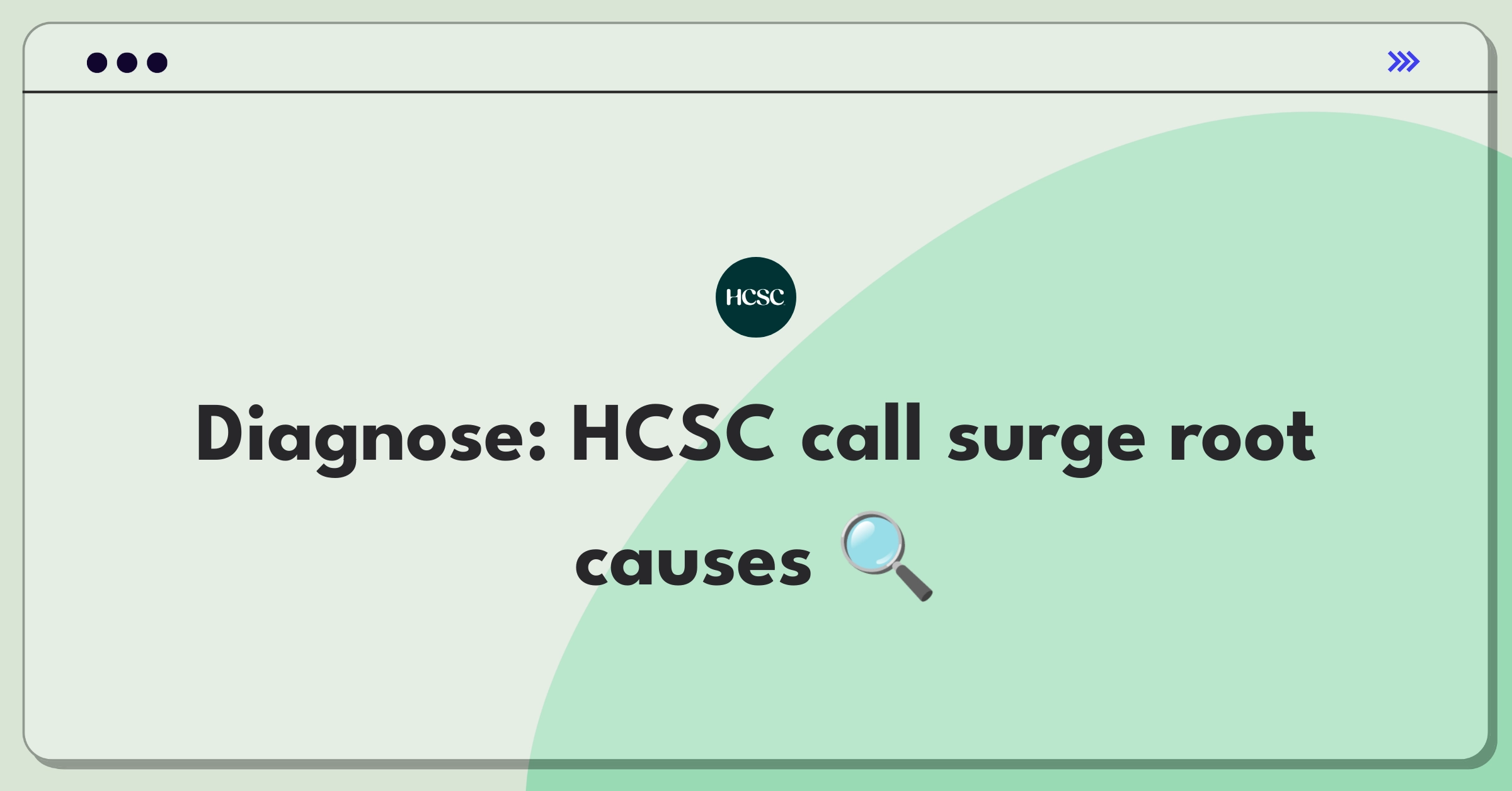 Product Management Root Cause Analysis Question: Investigating increased call volume for HCSC Blue Cross Blue Shield