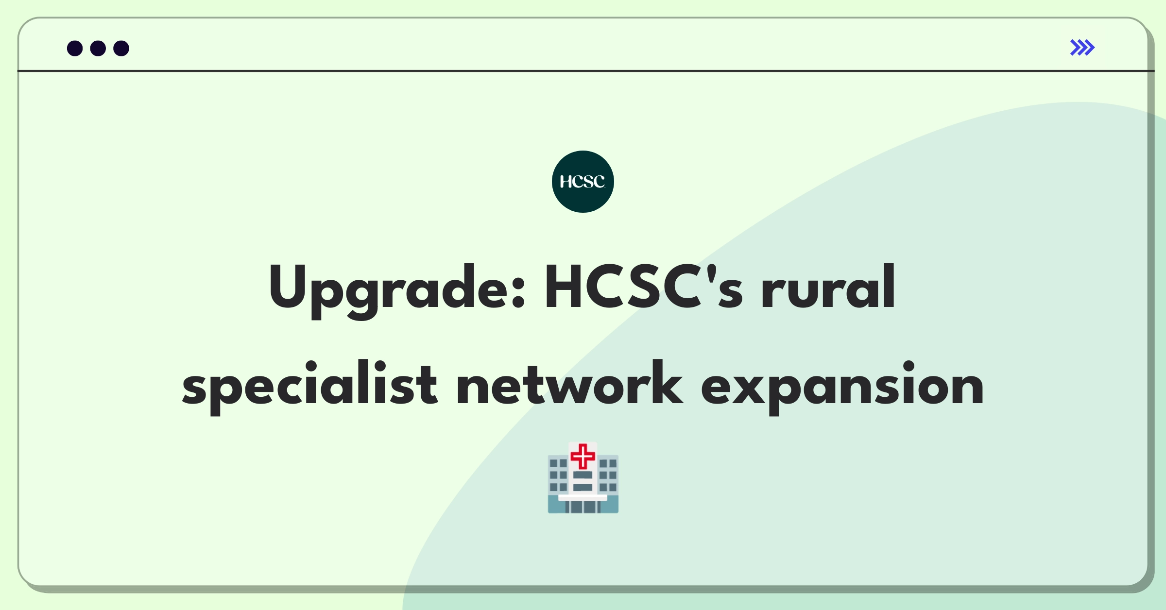 Product Management Improvement Question: Enhancing HCSC's PPO provider network for rural specialized care access