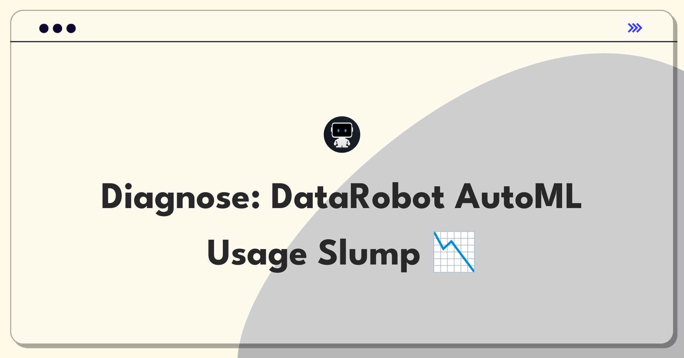 Product Management Root Cause Analysis Question: Investigating DataRobot AutoML usage decline among enterprise customers