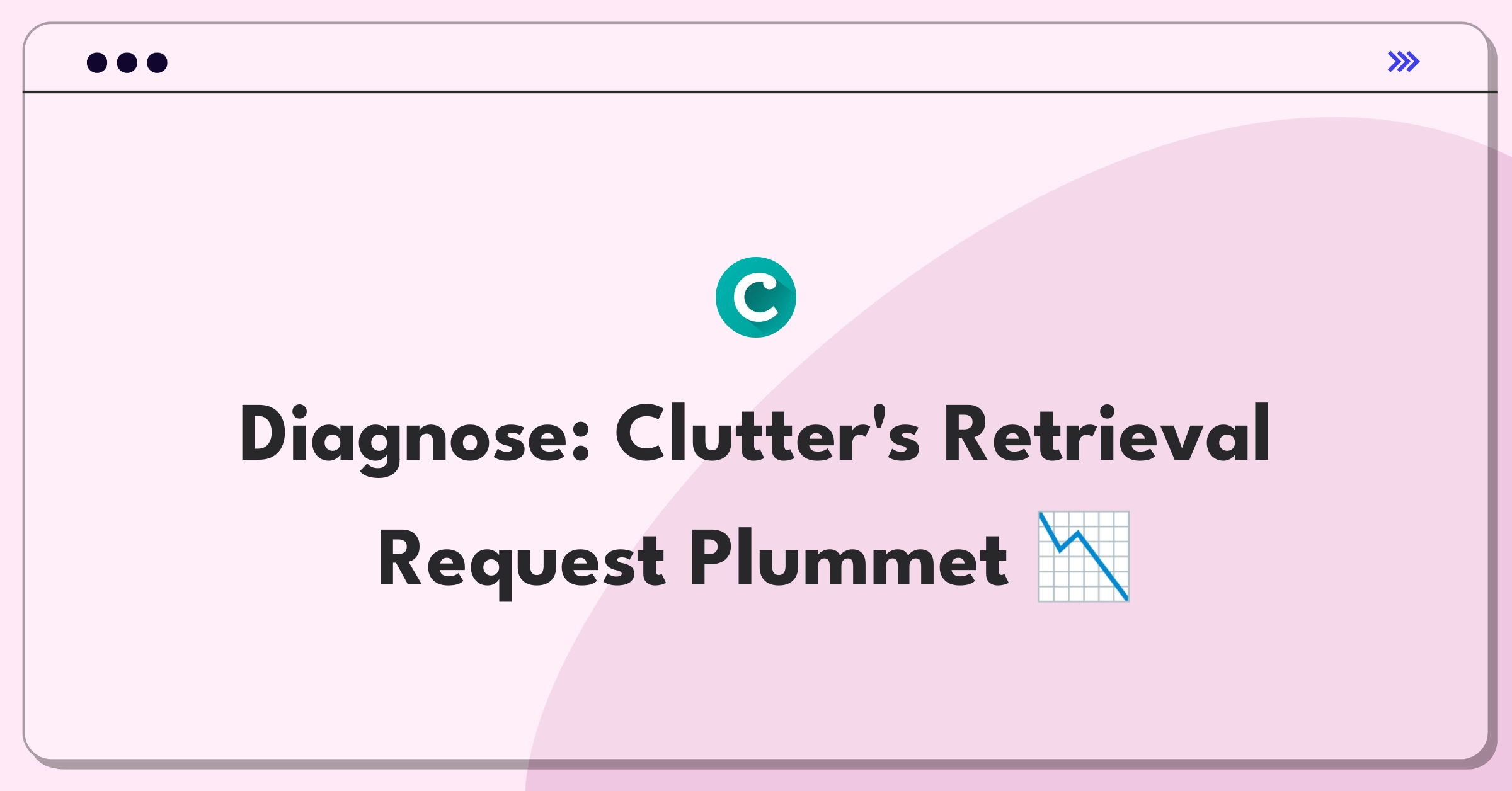 Product Management Root Cause Analysis Question: Investigating sudden drop in Clutter's item retrieval requests