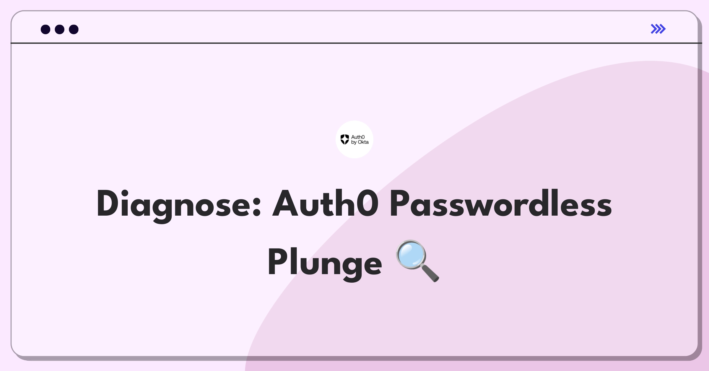 Product Management Root Cause Analysis Question: Investigating Auth0's Passwordless authentication adoption decline