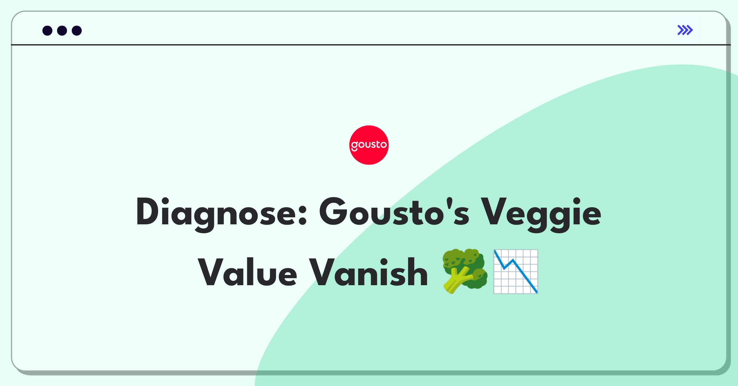 Product Management Root Cause Analysis Question: Investigating declining vegetarian meal kit order values