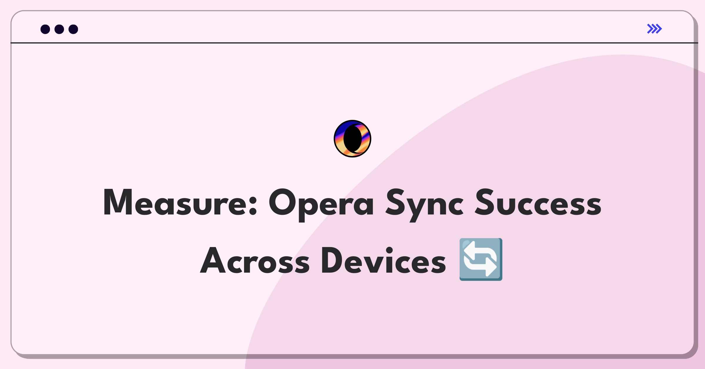 Product Management Metrics Question: Measuring success of Opera's browser sync feature across multiple devices