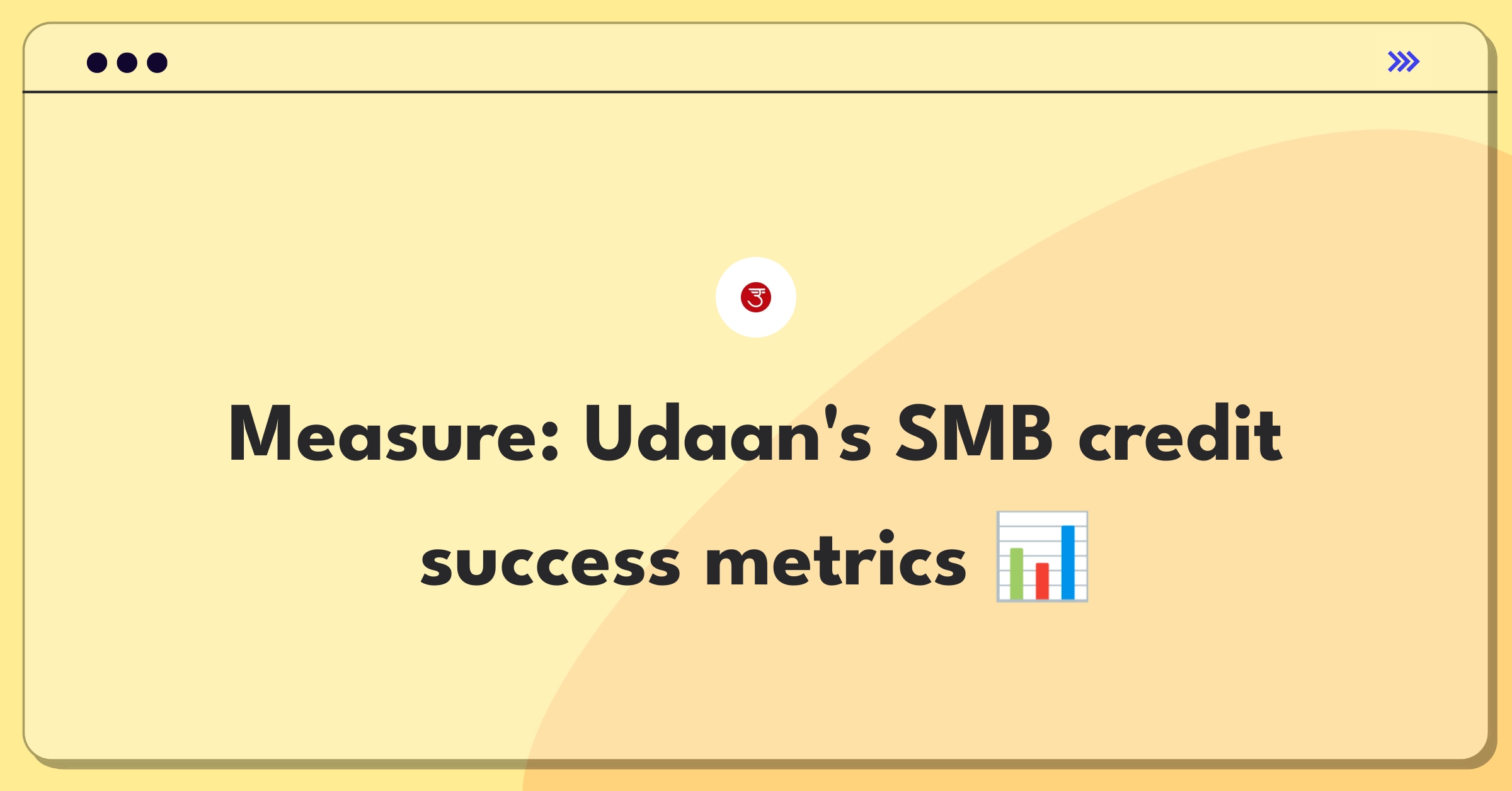 Product Management Analytics Question: Evaluating metrics for Udaan's small business credit lending feature