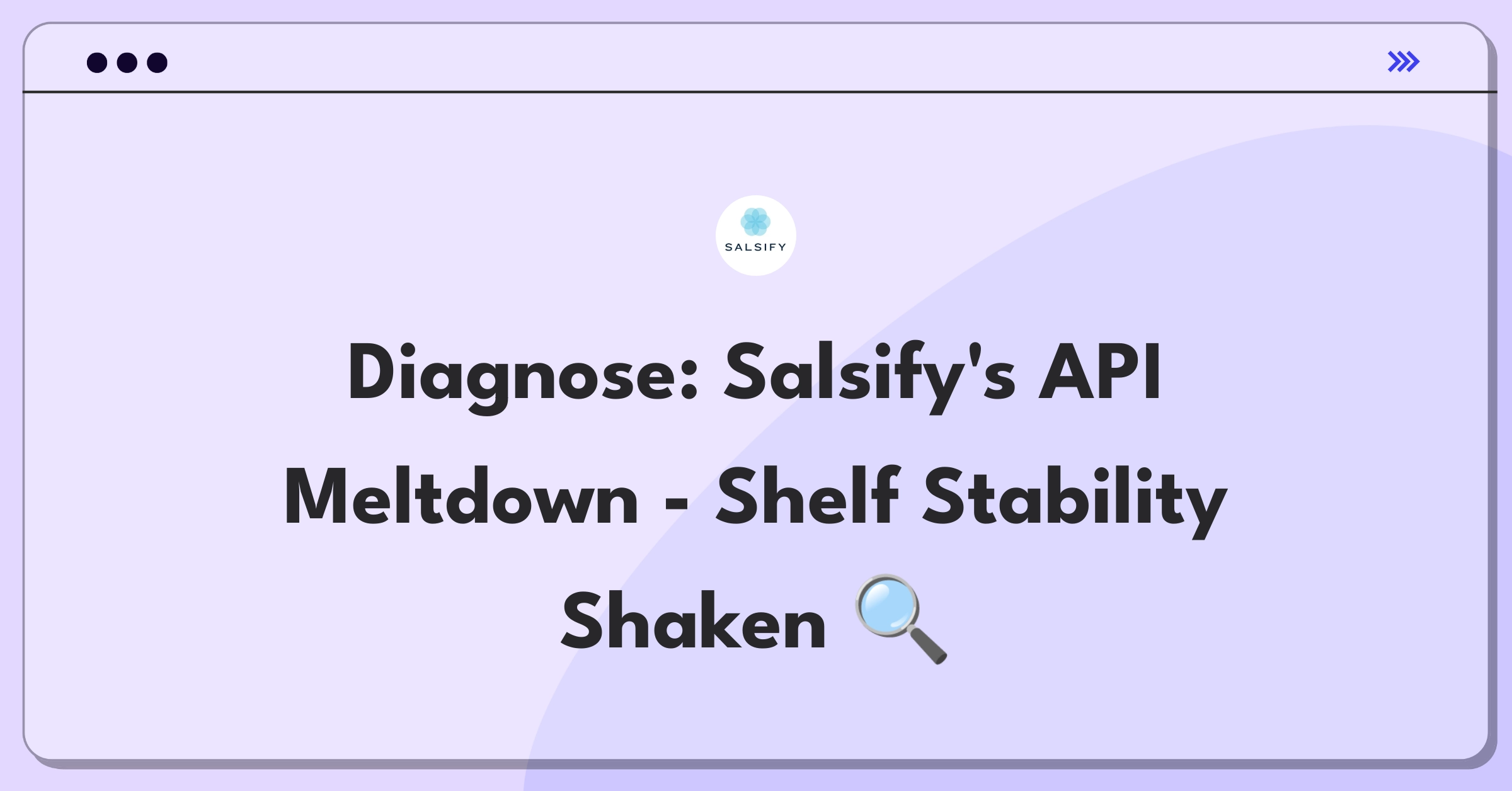 Product Management Root Cause Analysis Question: Investigating sudden API errors in Salsify's Digital Shelf Analytics feature