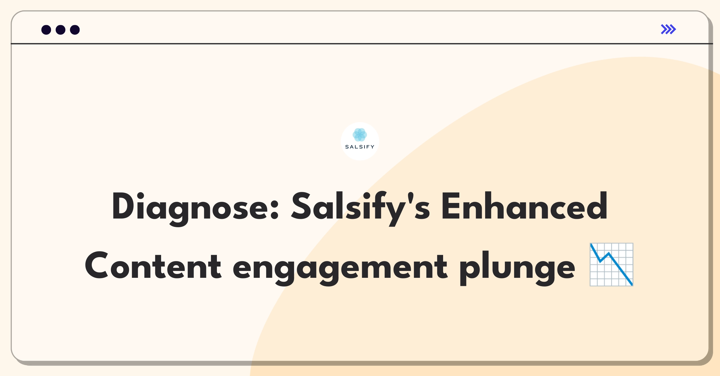 Product Management Root Cause Analysis Question: Investigating Salsify's Enhanced Content engagement decline