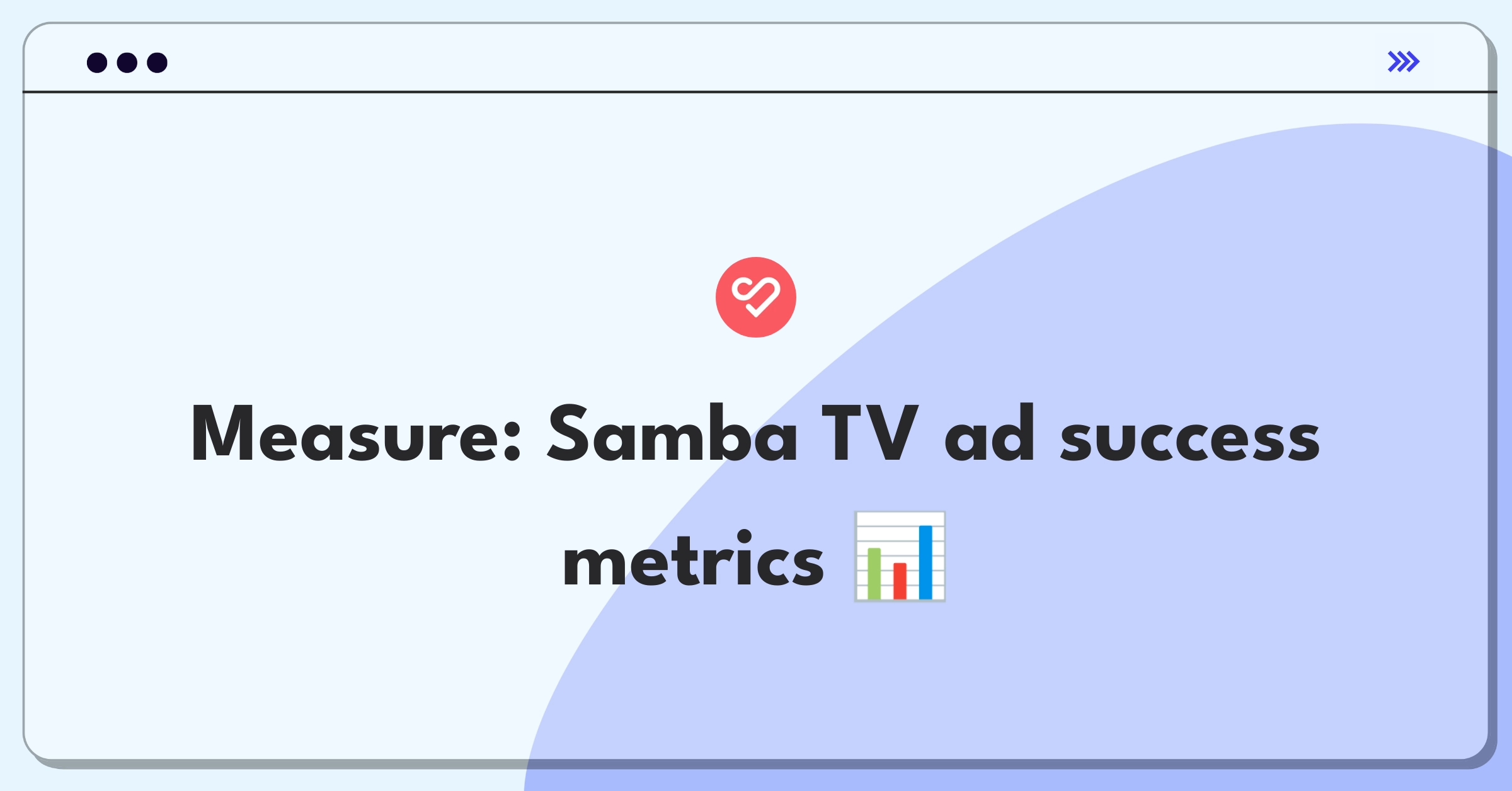 Product Management Metrics Question: Defining success for Samba TV's addressable advertising platform