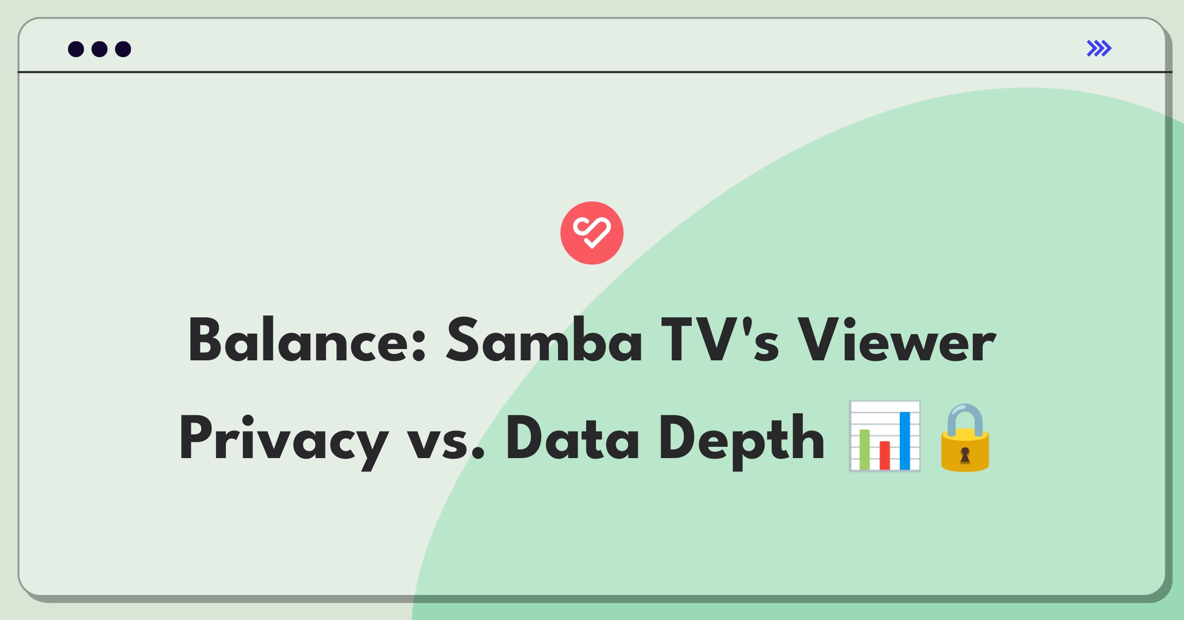 Product Management Trade-Off Question: Balancing user privacy with data collection for Samba TV's content recognition technology