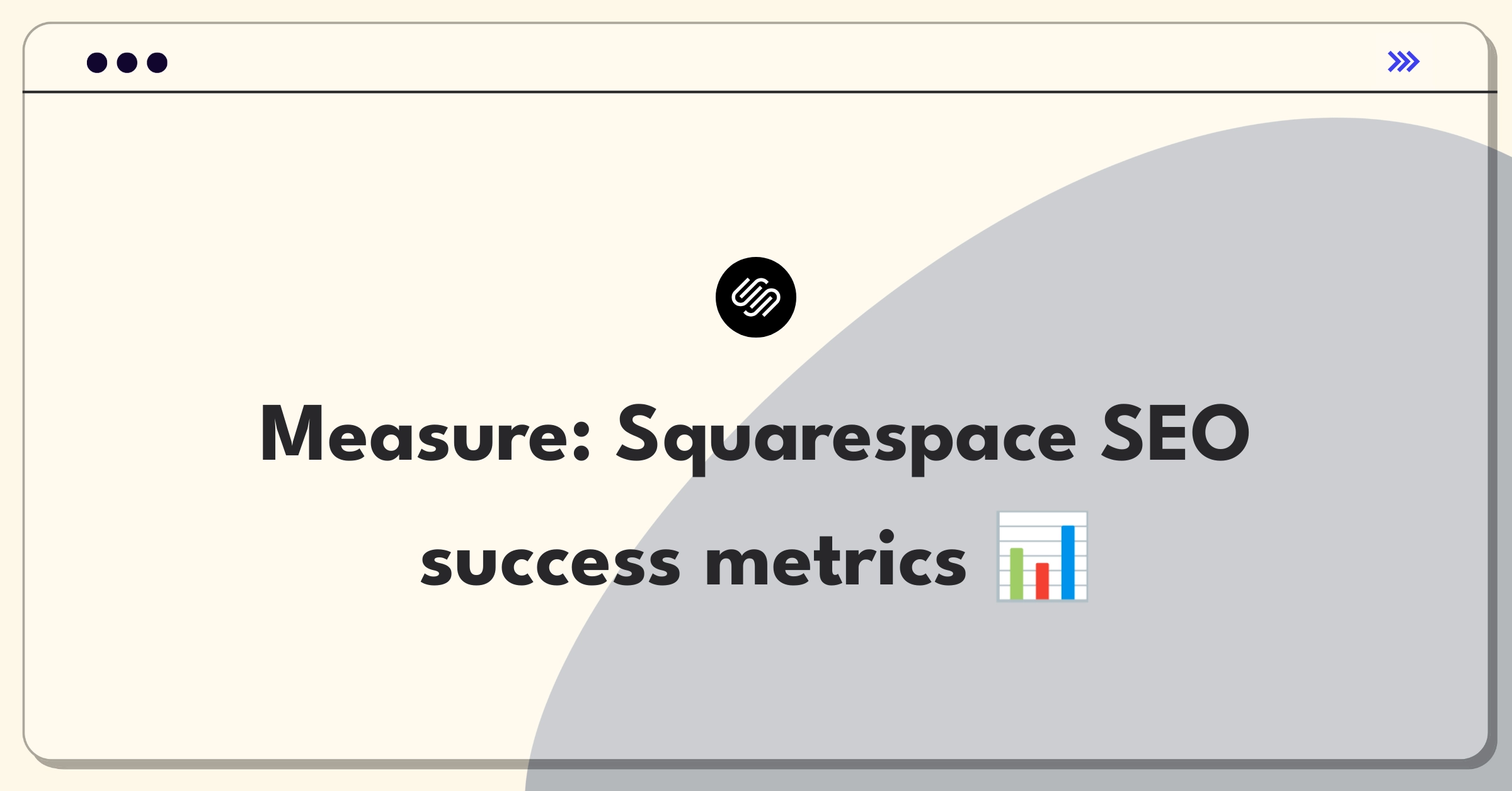 Product Management Analytics Question: Evaluating Squarespace SEO tools with key performance indicators and success metrics