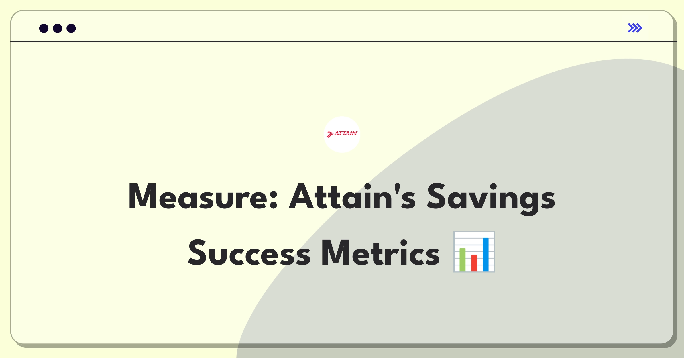 Product Management Success Metrics Question: Evaluating automatic savings feature performance for Attain